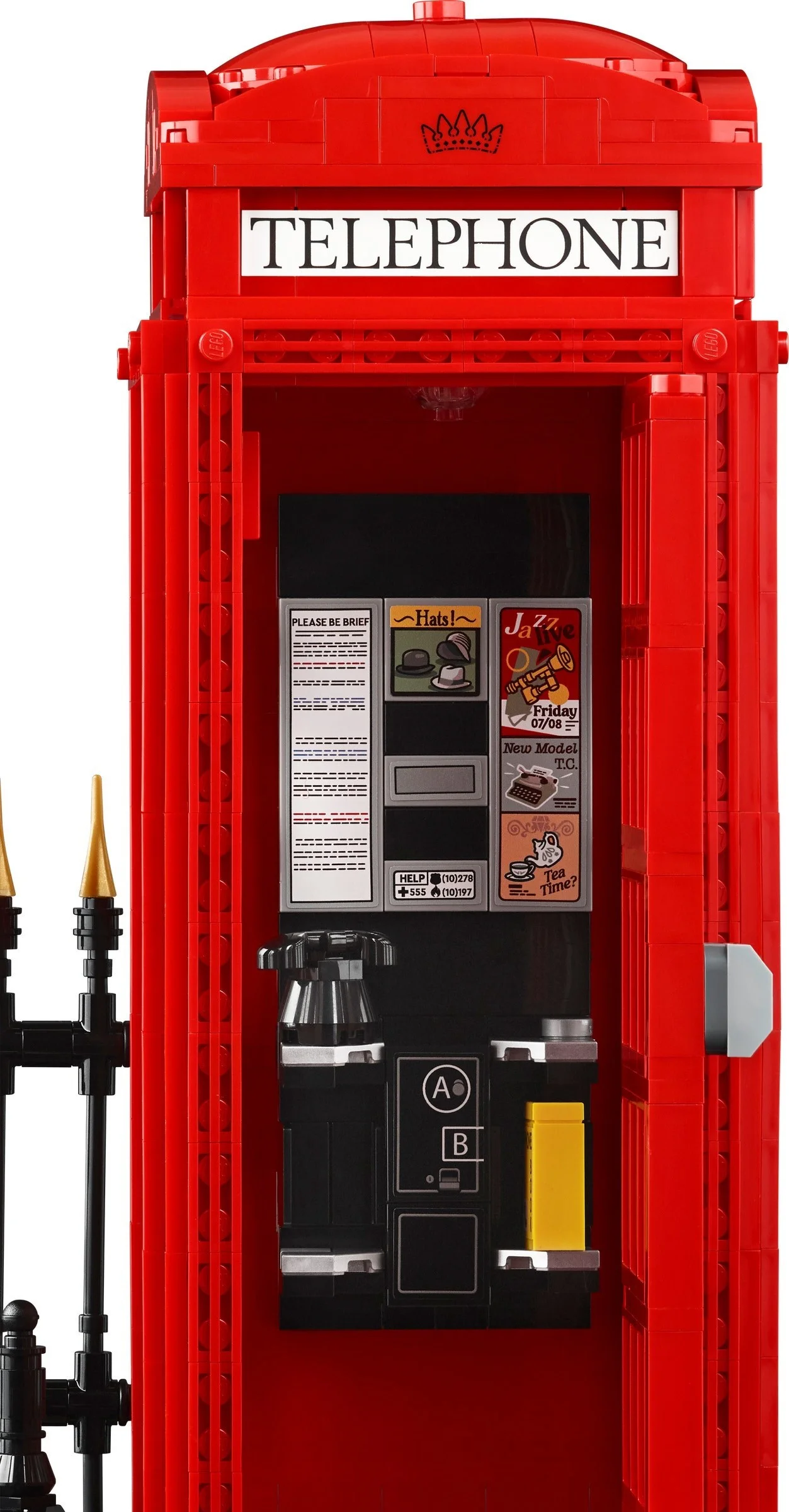 LEGO® 21347 Czerwona londyńska budka telefoniczna - zdjęcie 6