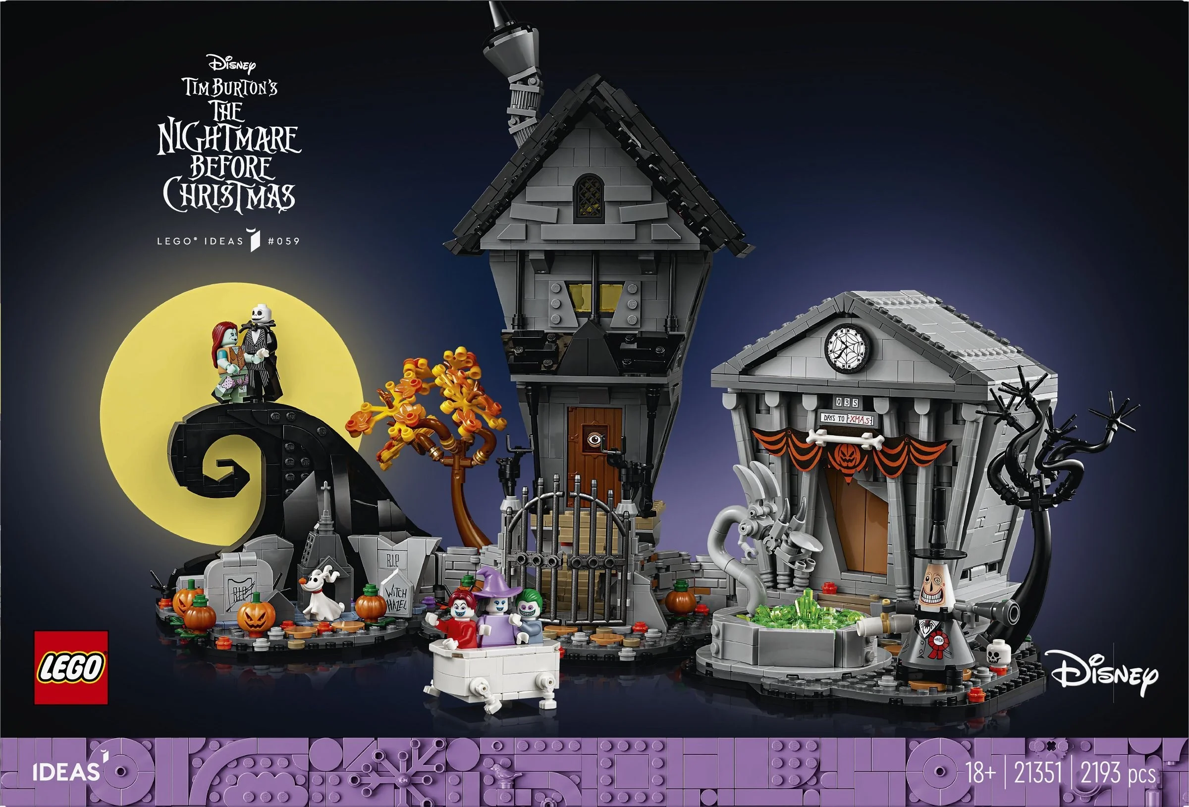 LEGO® 21351 Disney: Miasteczko Halloween Tima Burtona - zdjęcie 3