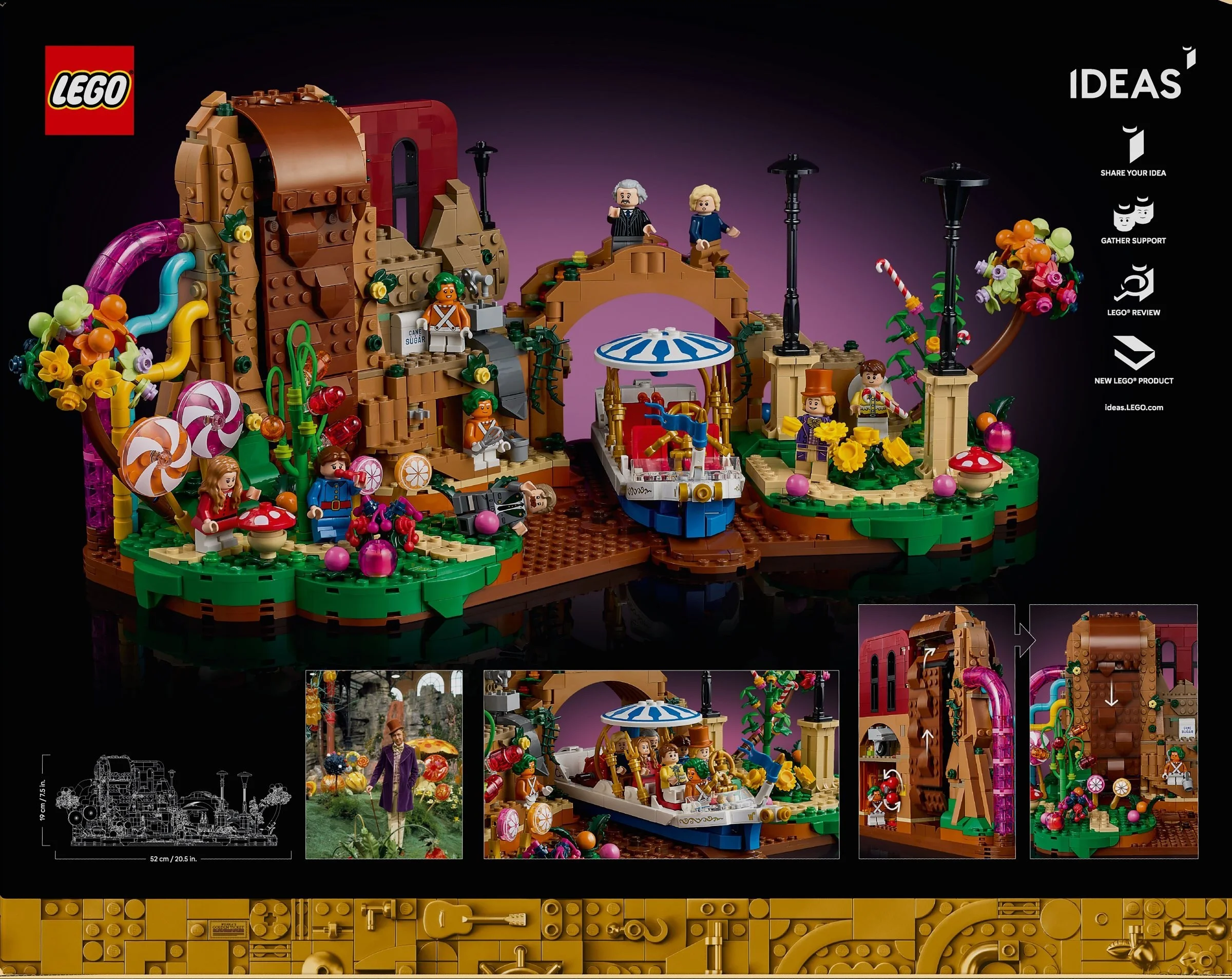 LEGO® 21360 Willy Wonka i fabryka czekolady - zdjęcie 1