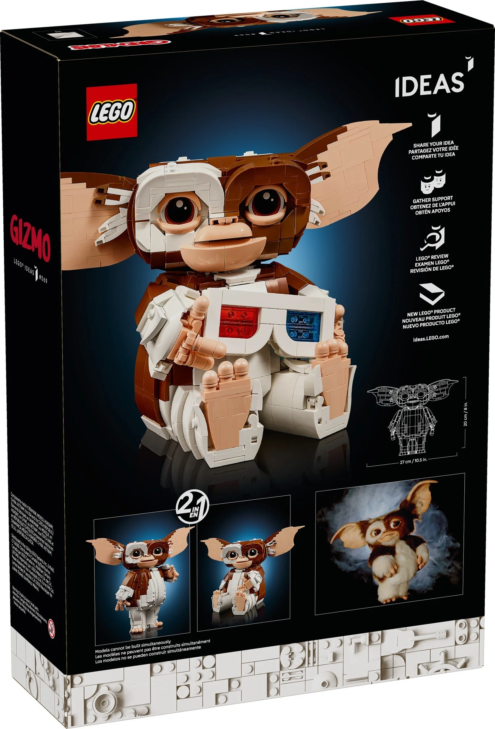LEGO® 21361 Ideas Gremliny Rozrabiają: Gizmo - zdjęcie 2
