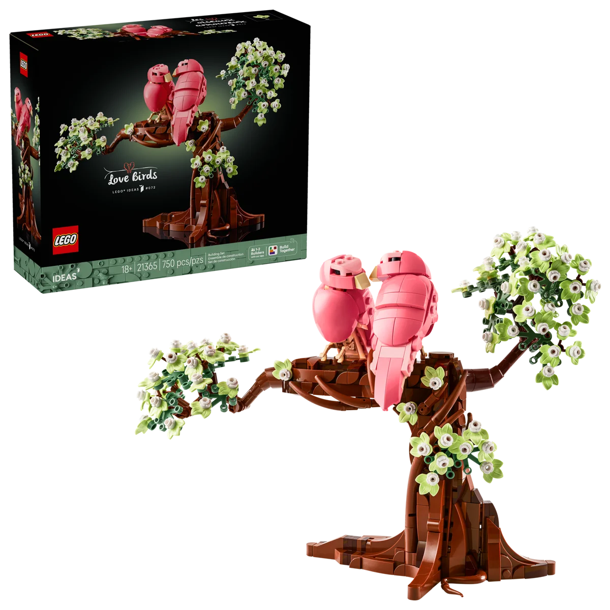 LEGO® 21365 21364 Lego Icons Papużki Nierozłączki Nowy Zestaw - zdjęcie 6