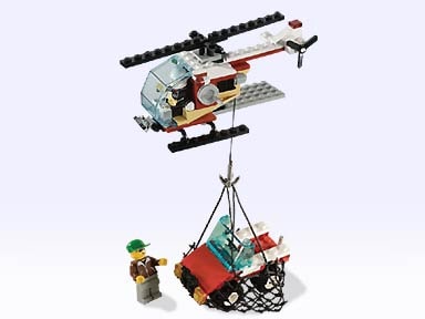 helikopter śmigłowiec jeep minifigurki Misb 1998