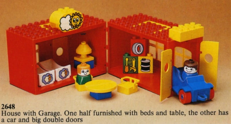LEGO® 2648 Play-Box Home and Garage - zdjęcie 1