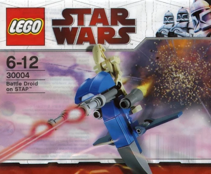 LEGO® 30004 Lego Star Wars Battle Droid on Stap polybag Misb 2009 - zdjęcie 1
