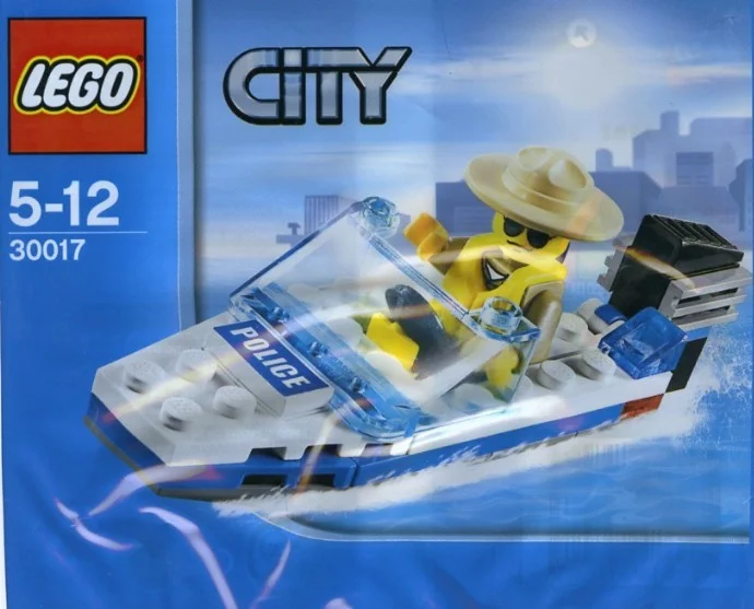 nowy Lego City Łódź policyjna Misb 2012