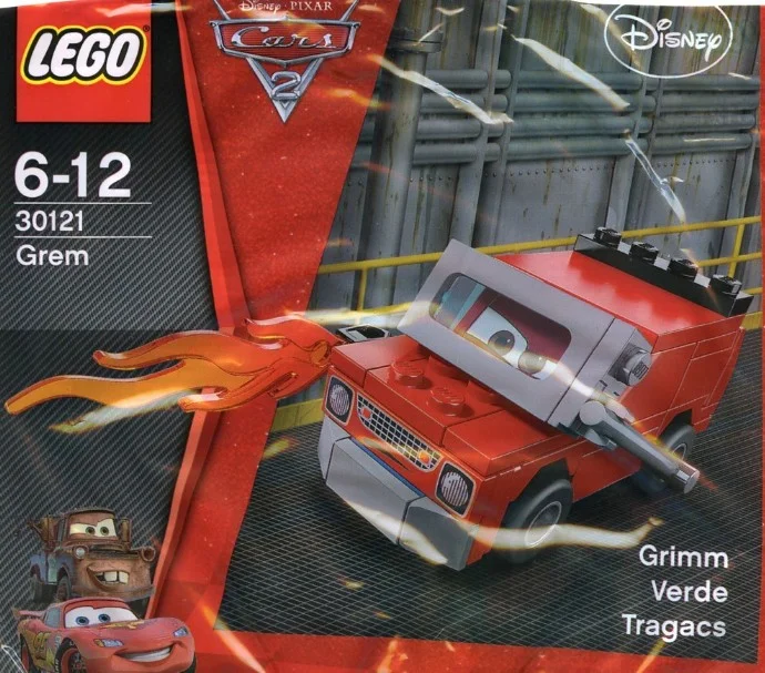 nowy Lego Disney Auta Cars Grem polybag Misb 2011