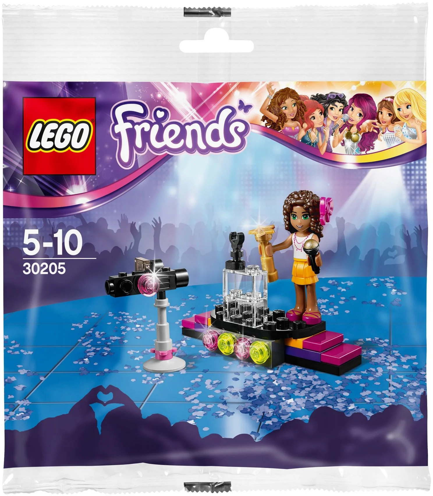 Lego Friends Gwiazda Pop na czerwonym dywanie Polybag