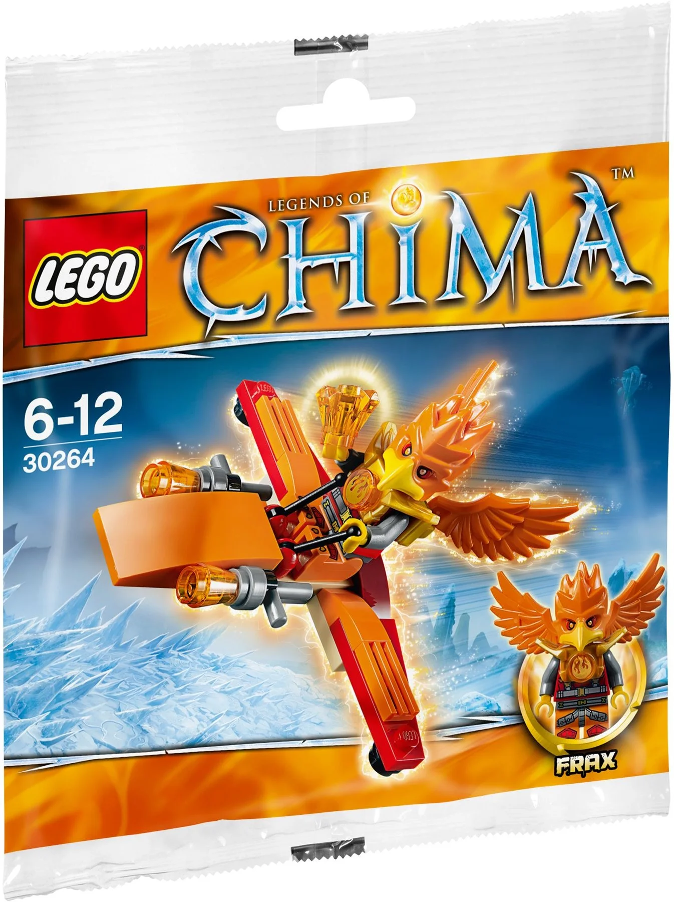 LEGO® 30264 Oryginalne Lego Legends of Chima Latający feniks Fraksa Nowe Klocki - zdjęcie 2