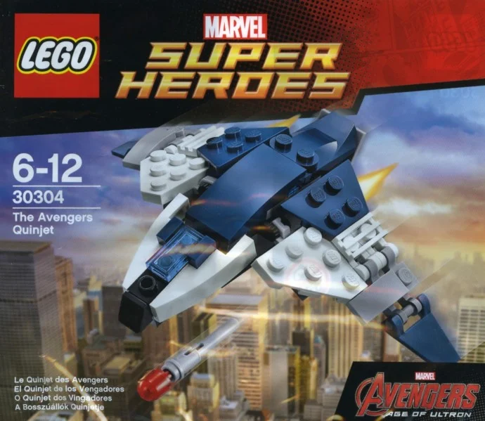 LEGO® 30304 Lego Marvel Heroes Quinjet Avengersów- Polybag - zdjęcie 1