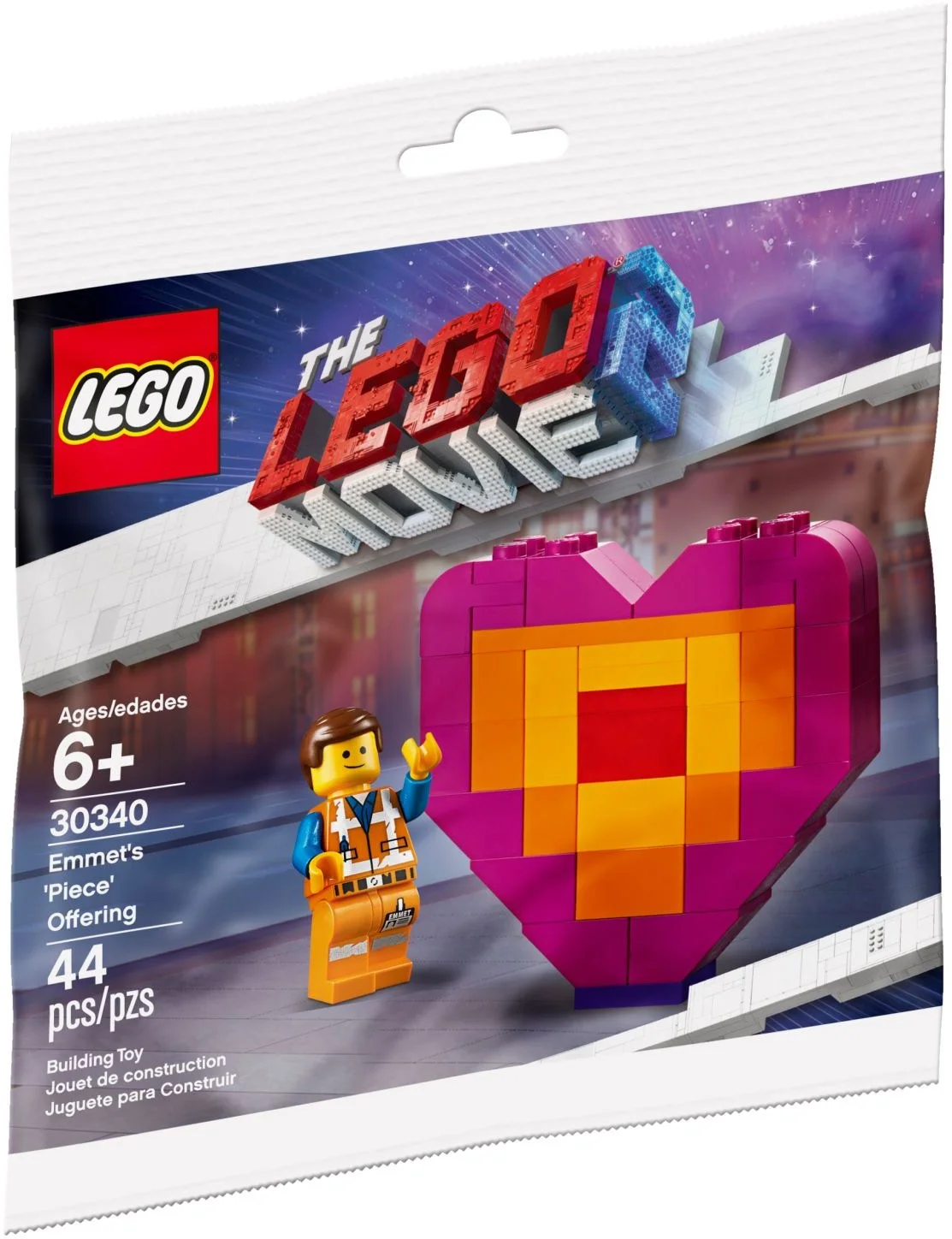 LEGO® 30340 Lego Movie 2 Podarunek Emmeta , Emmet i serce - zdjęcie 2