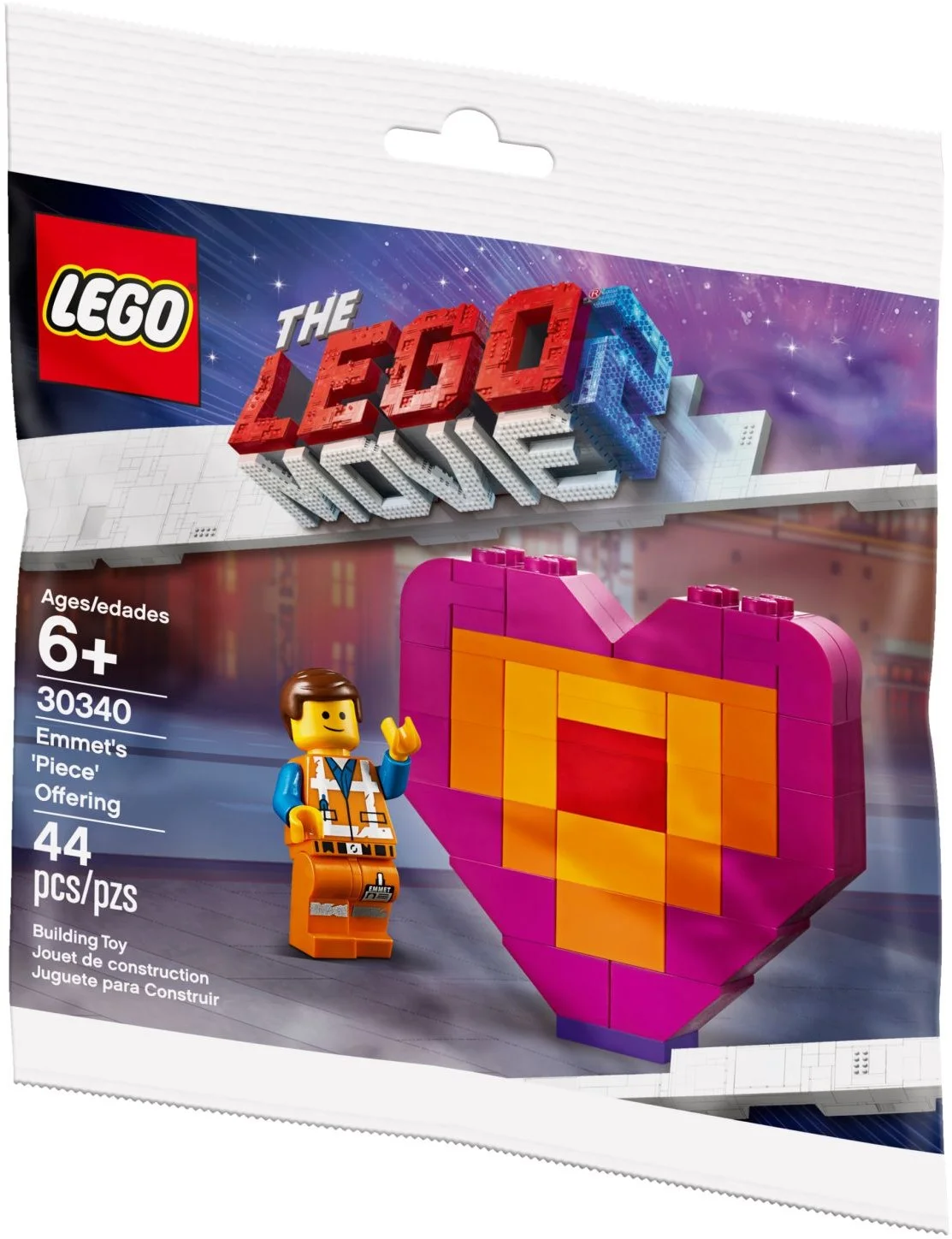 LEGO® 30340 Lego Movie 2 Podarunek Emmeta , Emmet i serce - zdjęcie 3