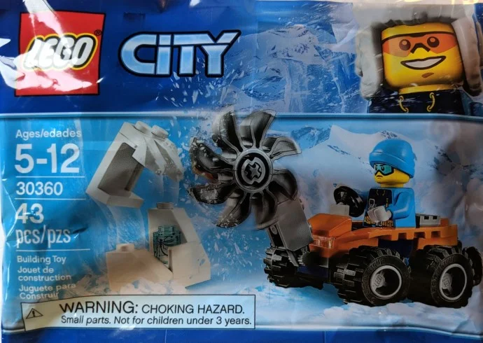 Lego City Arctic Arktyka zima śnieg polybag Misb choinka mikołaj