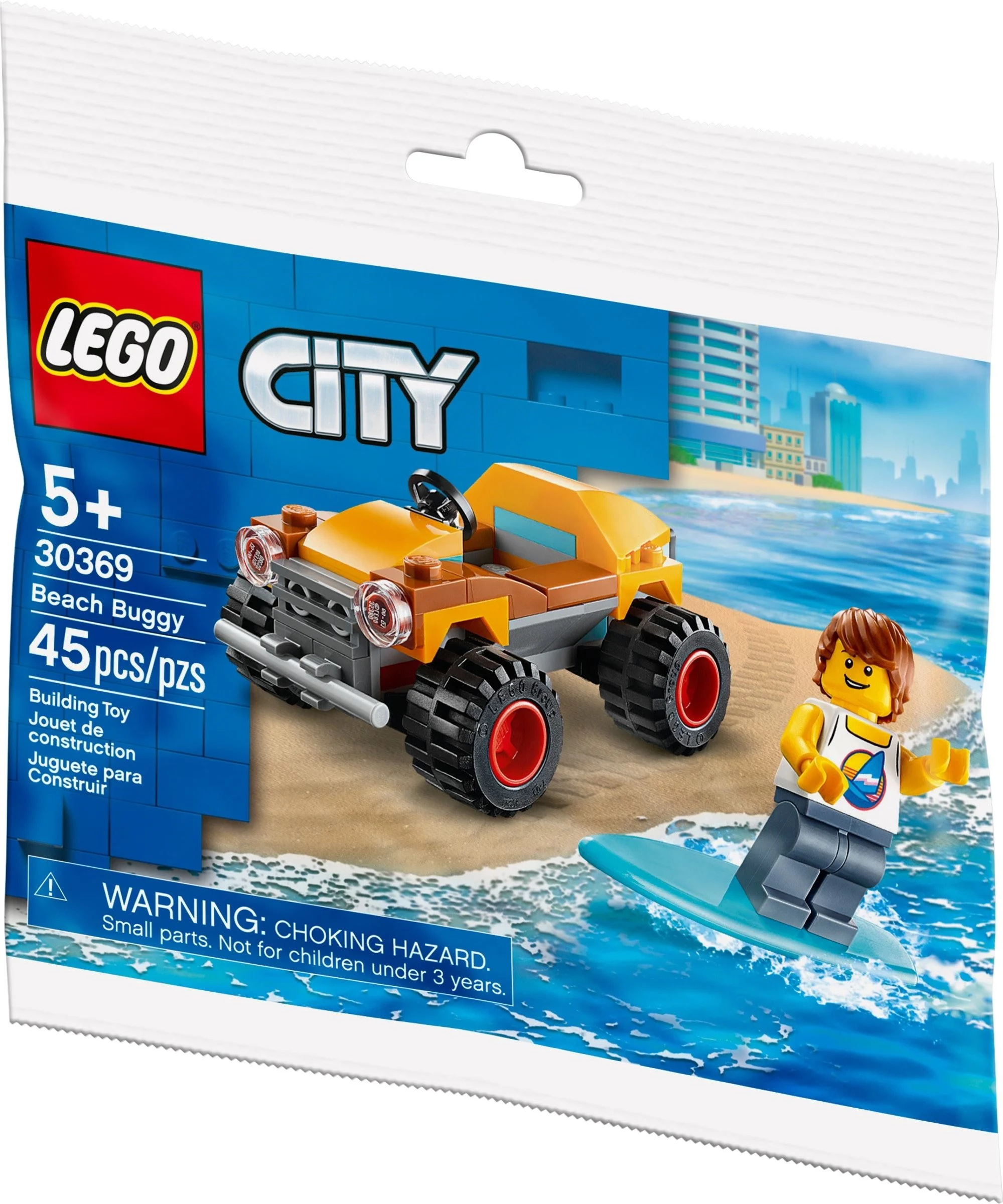 LEGO® 30369 nowy Lego City Łazik plażowy buggy surfer deska surfing Misb 2020