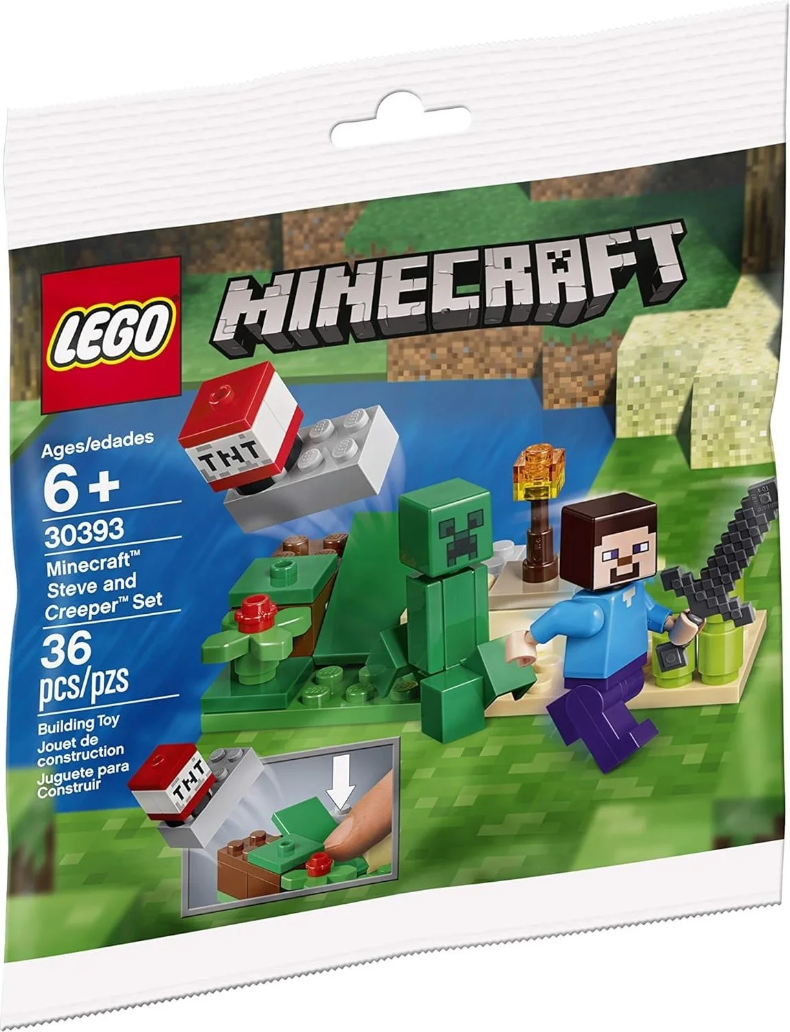 LEGO® 30393 Steve i Creeper - zdjęcie 1