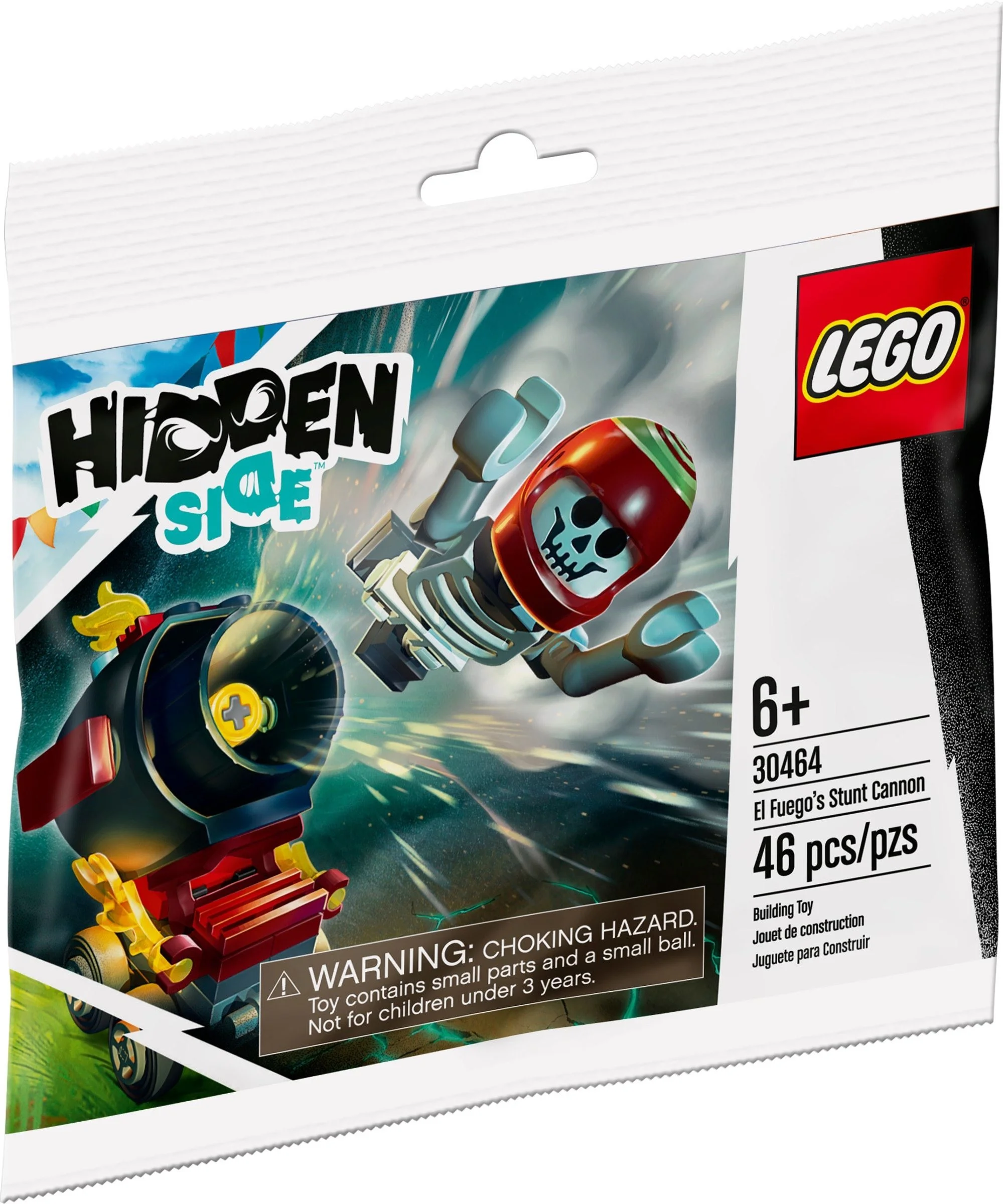 nowy Lego Hidden Side Armata kaskaderska El Fuego szkielet Misb 2020