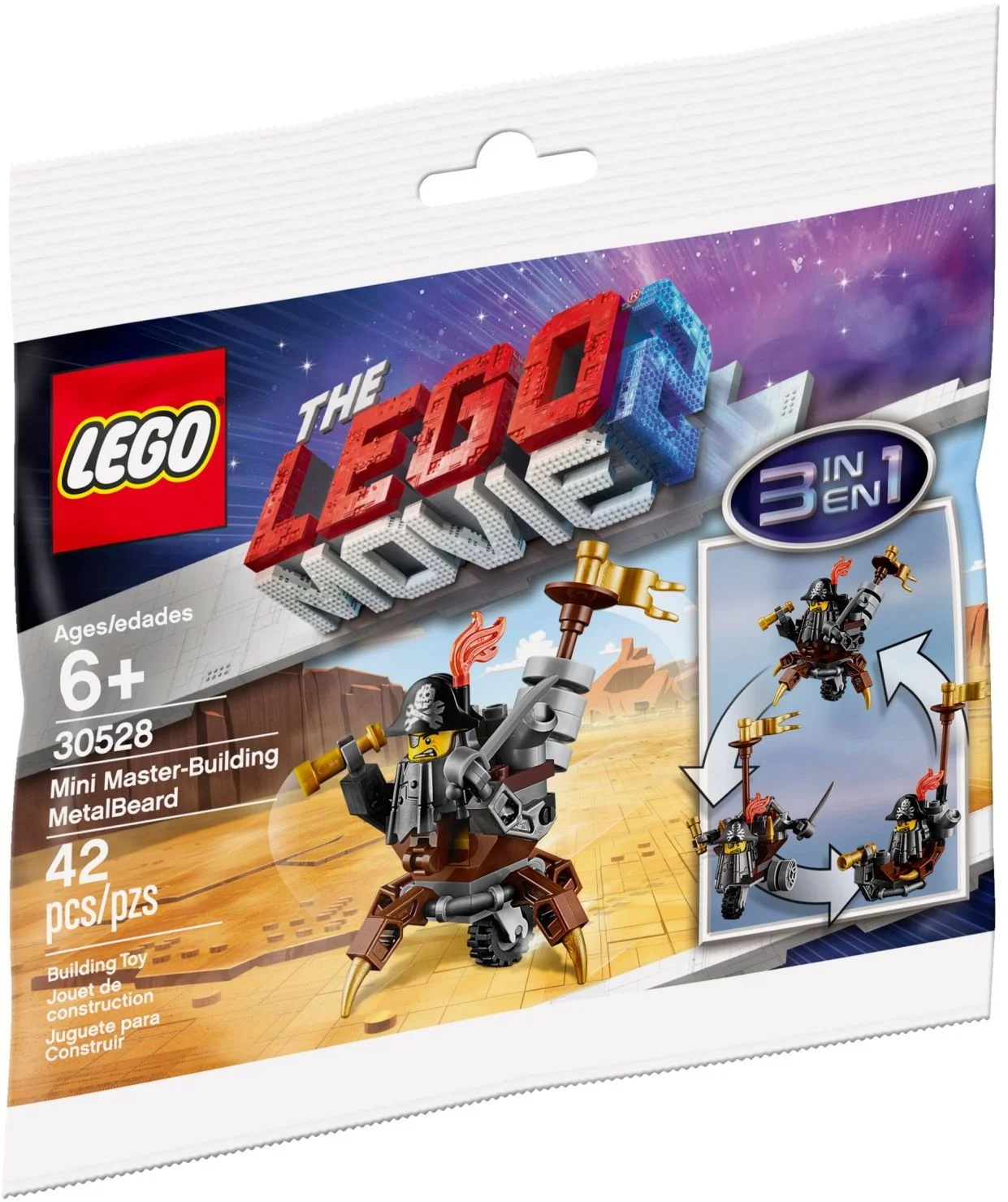 LEGO® 30528 2 Stalowobrody 3w1 Polybag - zdjęcie 2