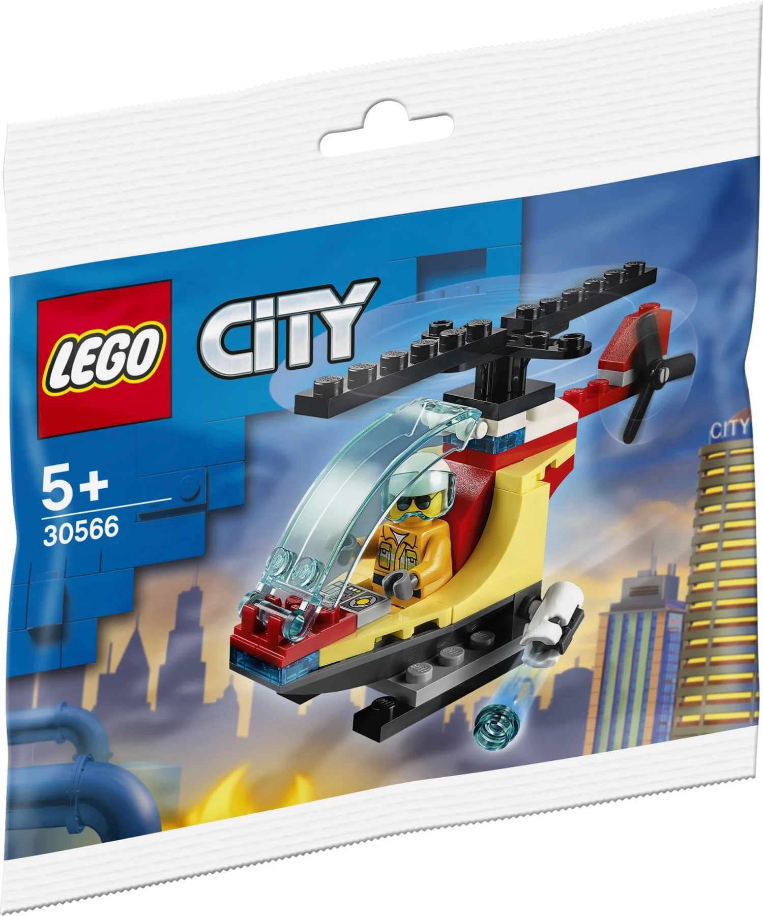 LEGO® 30566 Fire Helicopter polybag Nowy - zdjęcie 2