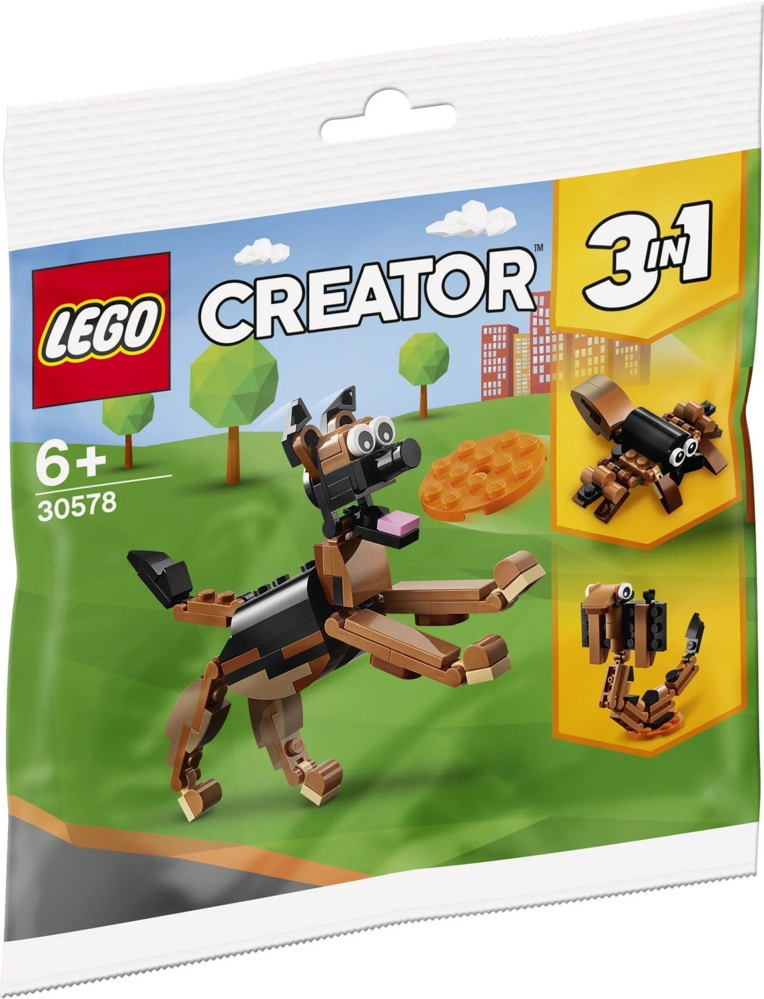 LEGO® 30578 Lego Owczarek niemiecki Creator Polybag 3w1 - zdjęcie 2