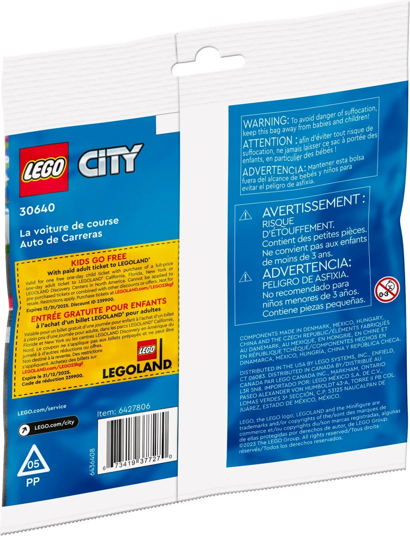 LEGO® 30640 City Samochód Wyścigowy - zdjęcie 3