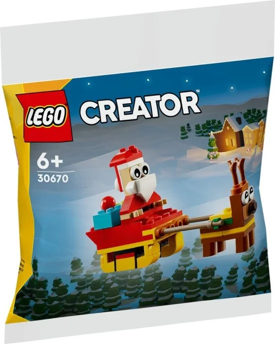 LEGO® 30670 LEGO Creator Przejażdżka saniami Świętego Mikołaja - zdjęcie 1