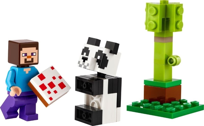 LEGO® 30672 Steve i Mała Panda - zdjęcie 1