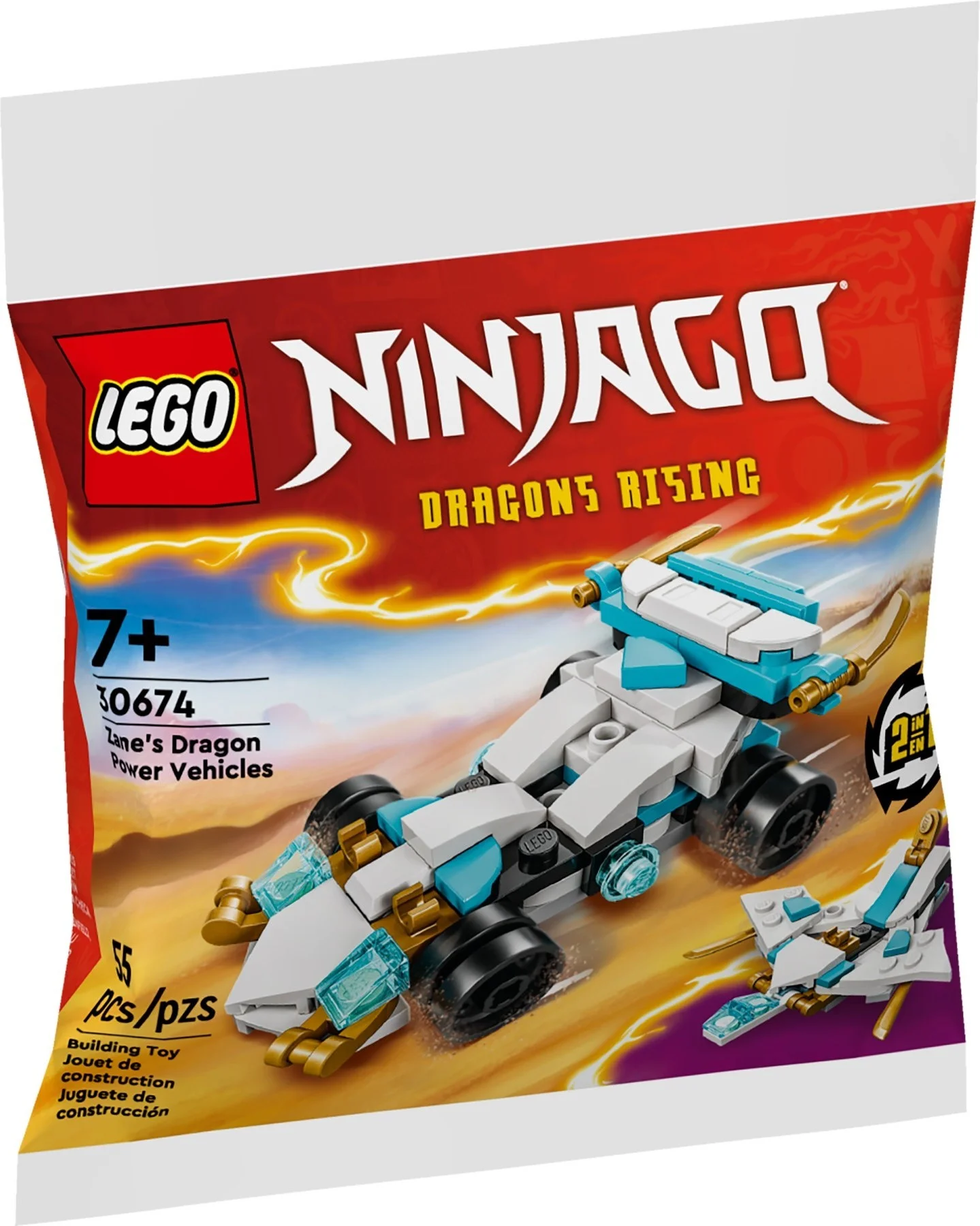 LEGO® 30674 Ninjago Smocza moc Zanea pojazdy - zdjęcie 2