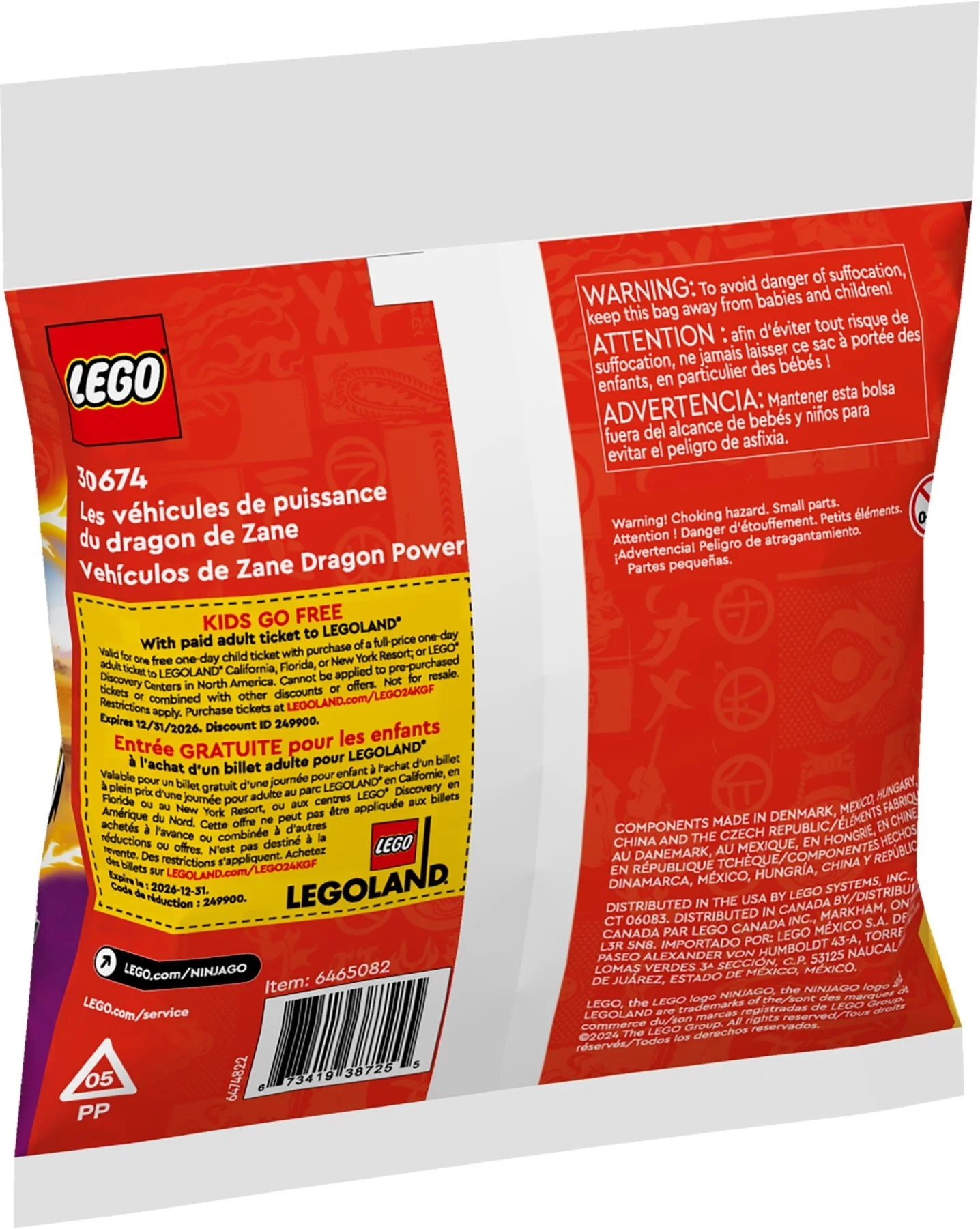 LEGO® 30674 Ninjago Smocza moc Zanea pojazdy - zdjęcie 3