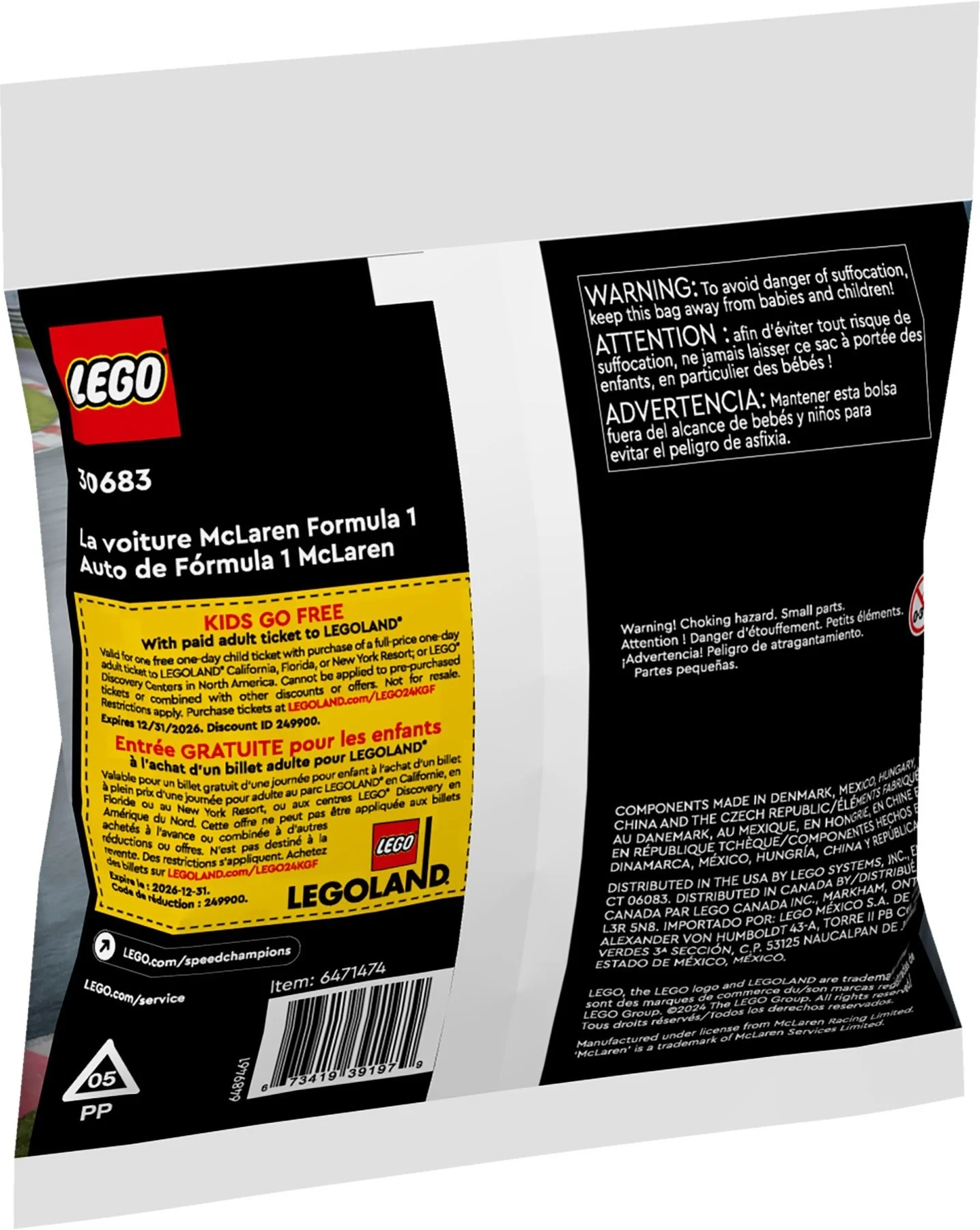 LEGO® 30683 Champions Samochód McLaren Formula 1 - zdjęcie 3