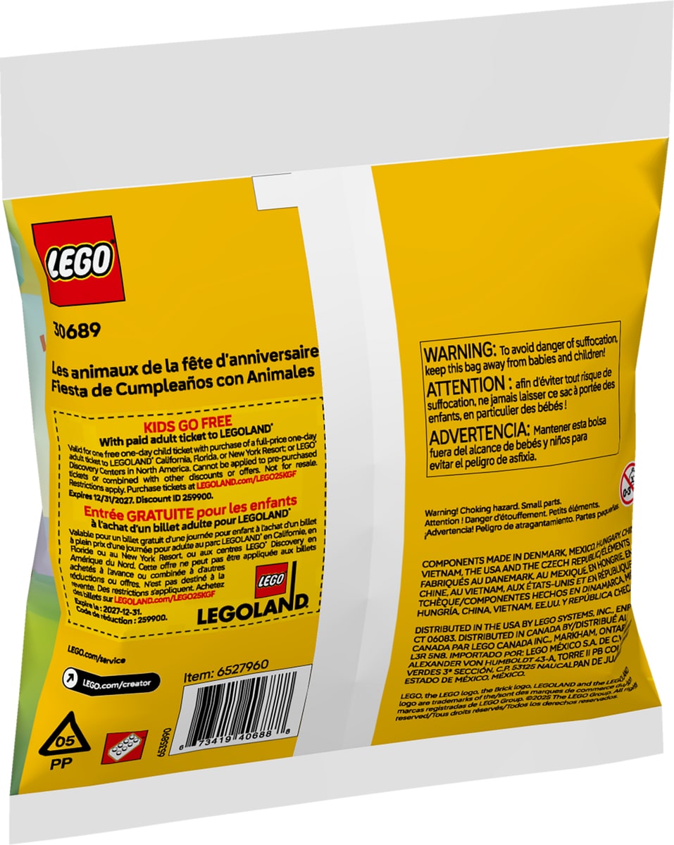LEGO® 30689 Urodzinowe Zwierzaki - zdjęcie 6