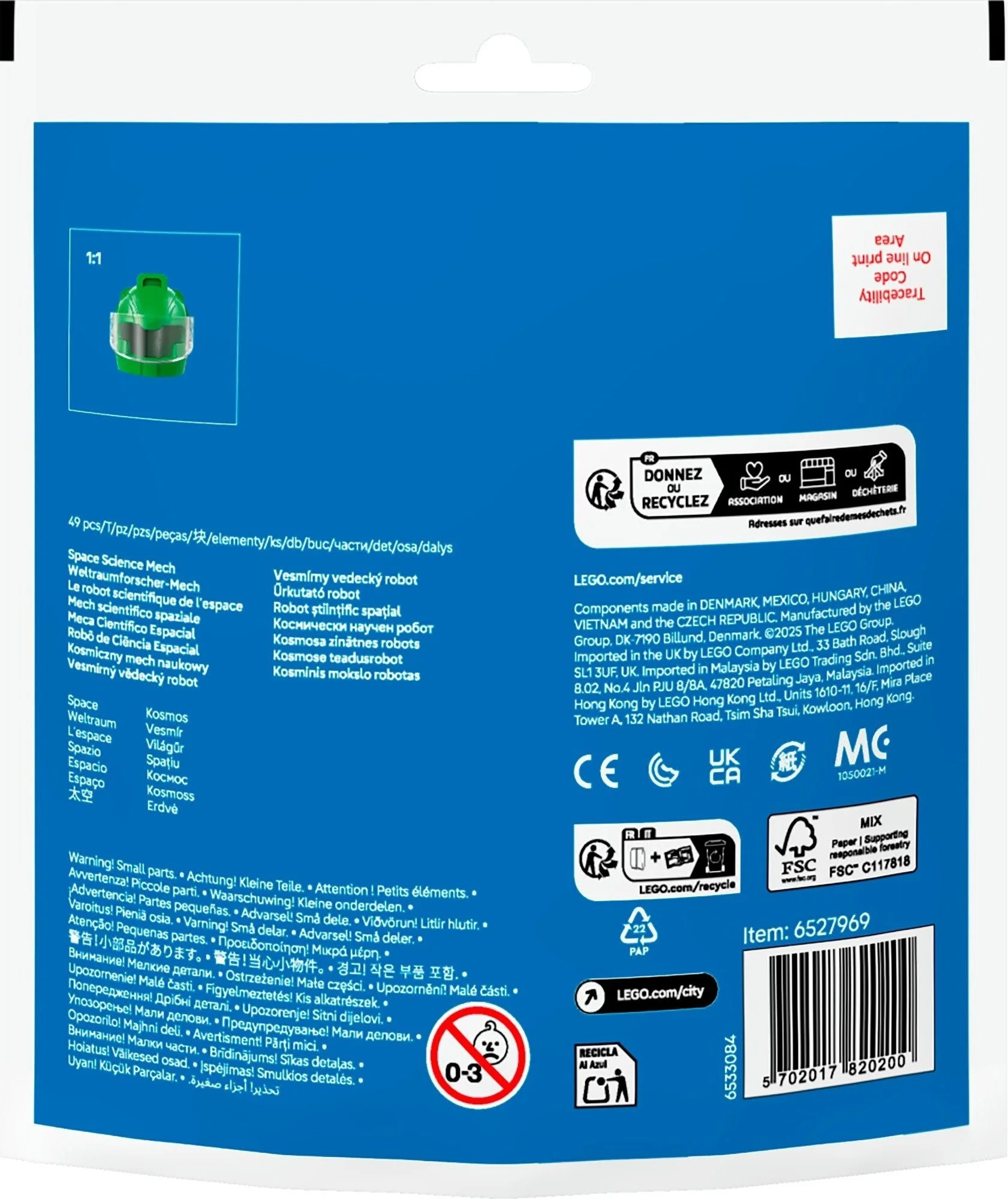 LEGO® 30694 Kosmiczny mech naukowy - zdjęcie 5