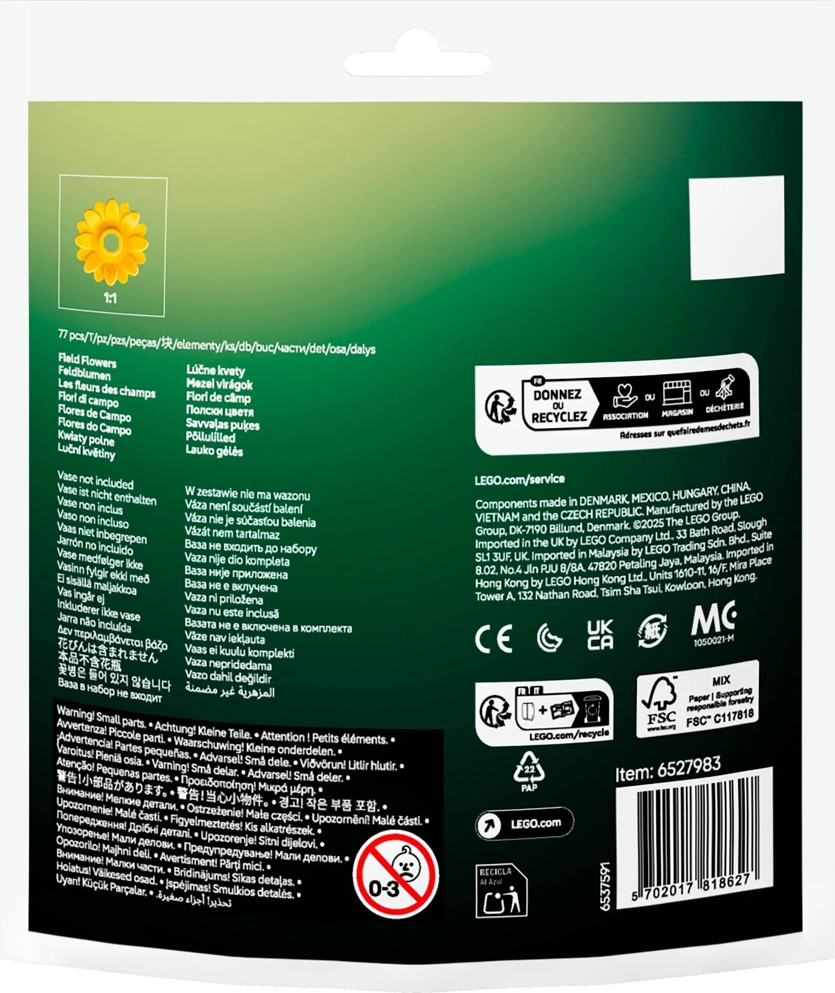 LEGO® 30701 LEGO Botanicals Kwiaty polne - zdjęcie 5