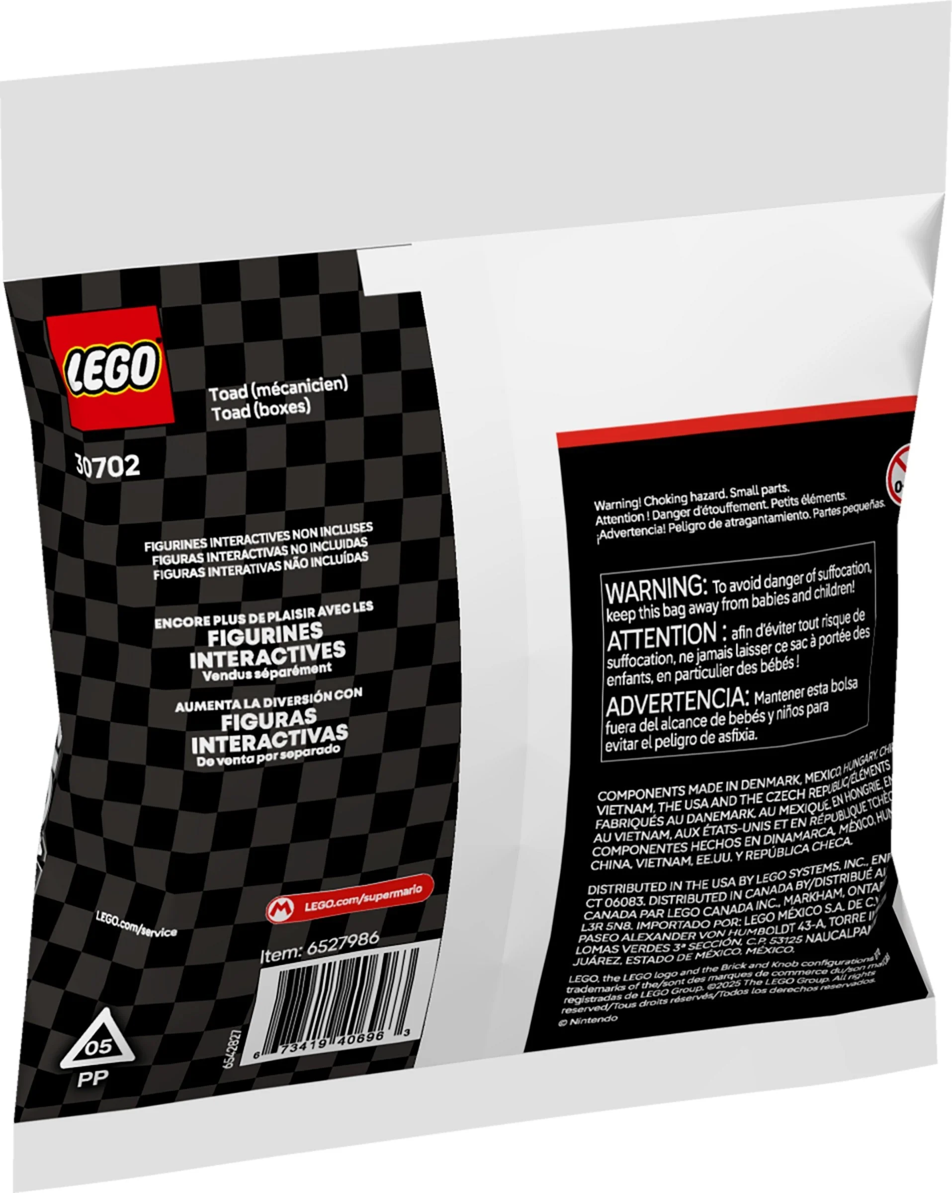 LEGO® 30702 LEGO Super Mario Mario Kart – Toad (Pit Crew) - zdjęcie 5