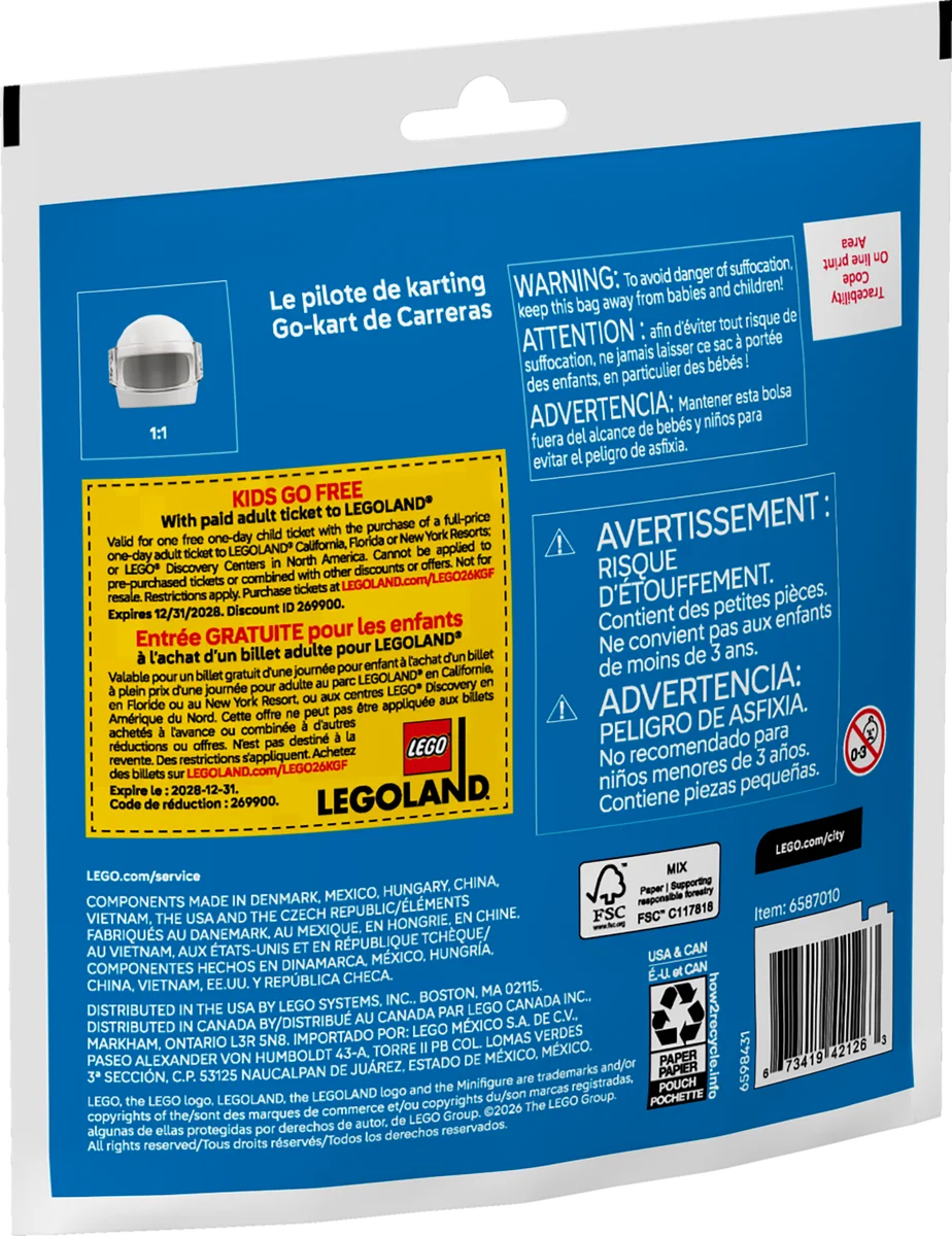 LEGO® 30719 Gokart wyścigowy święta - zdjęcie 4