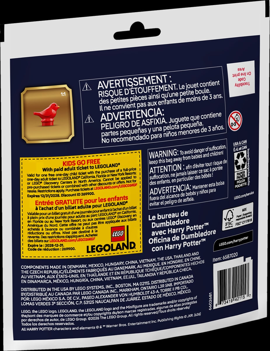 LEGO® 30724 TM Gabinet Dumbledore`a z Harrym Potterem - zdjęcie 6