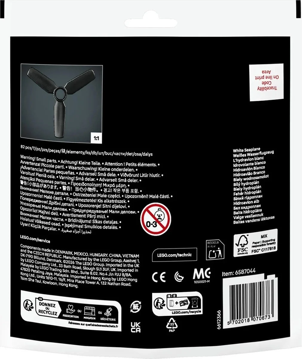 LEGO® 30736 Biały Wodnosamolot - zdjęcie 3