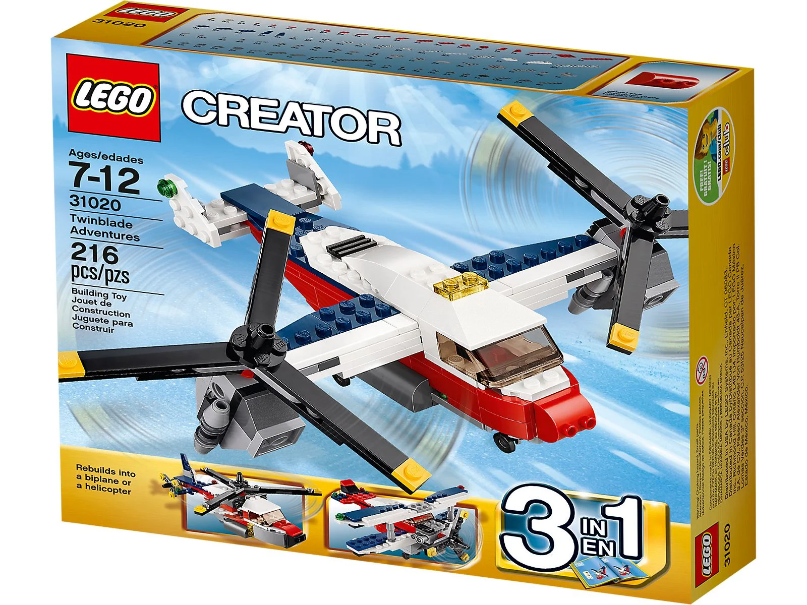 LEGO® 31020 Śmigłowiec - zdjęcie 4
