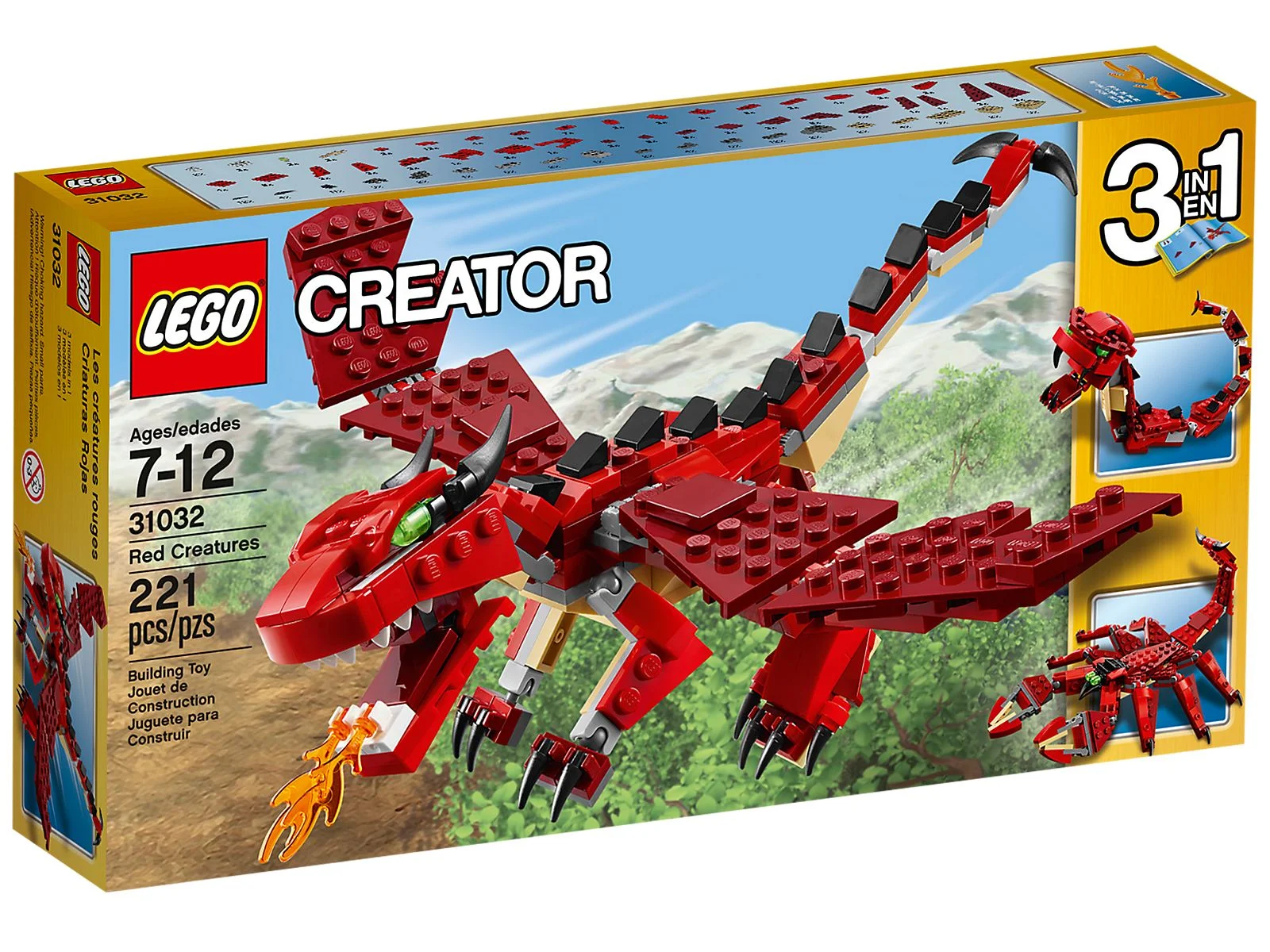 LEGO® 31032 Czerwone Kreatury - zdjęcie 3