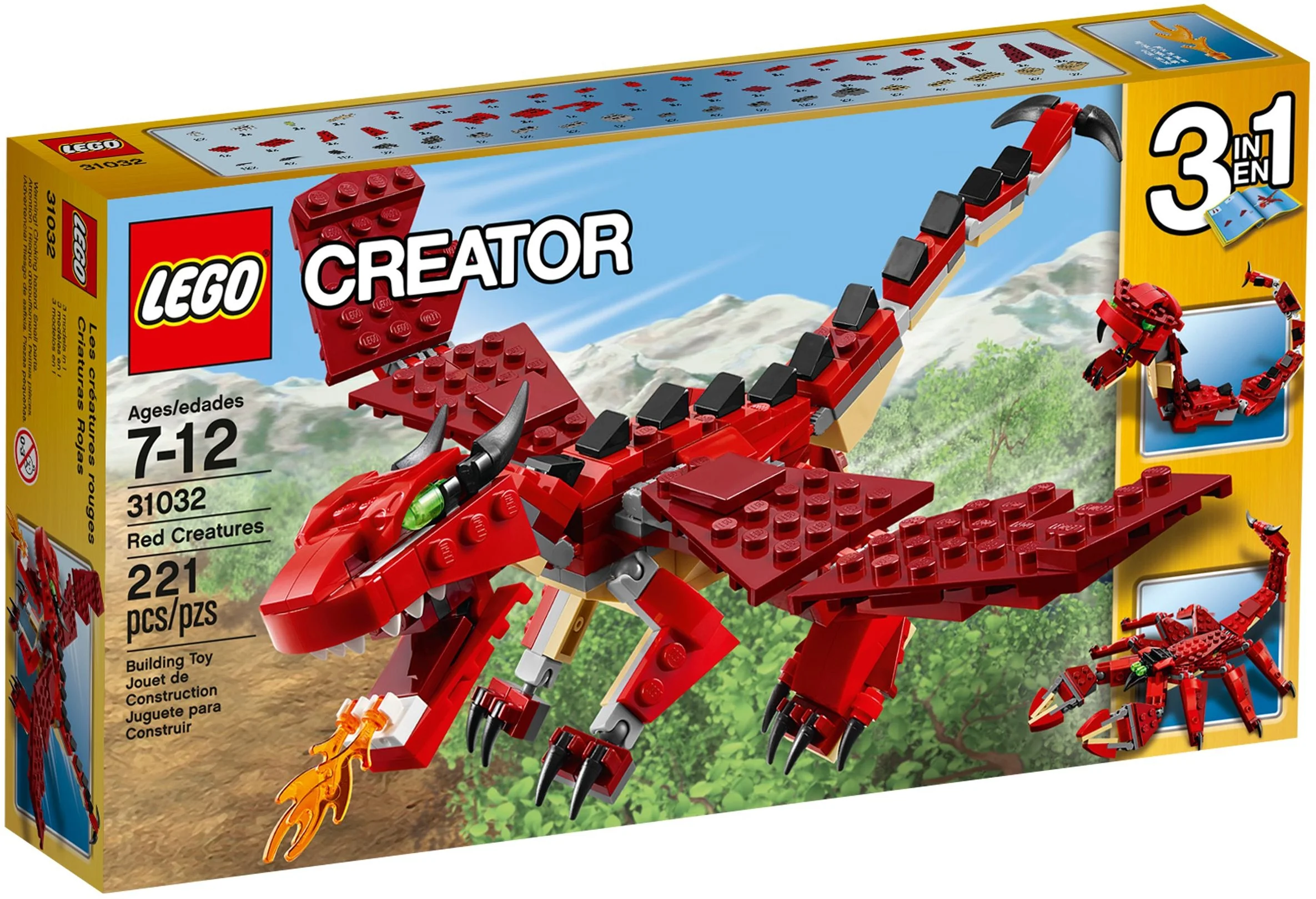 LEGO® 31032 Czerwone Kreatury - zdjęcie 1