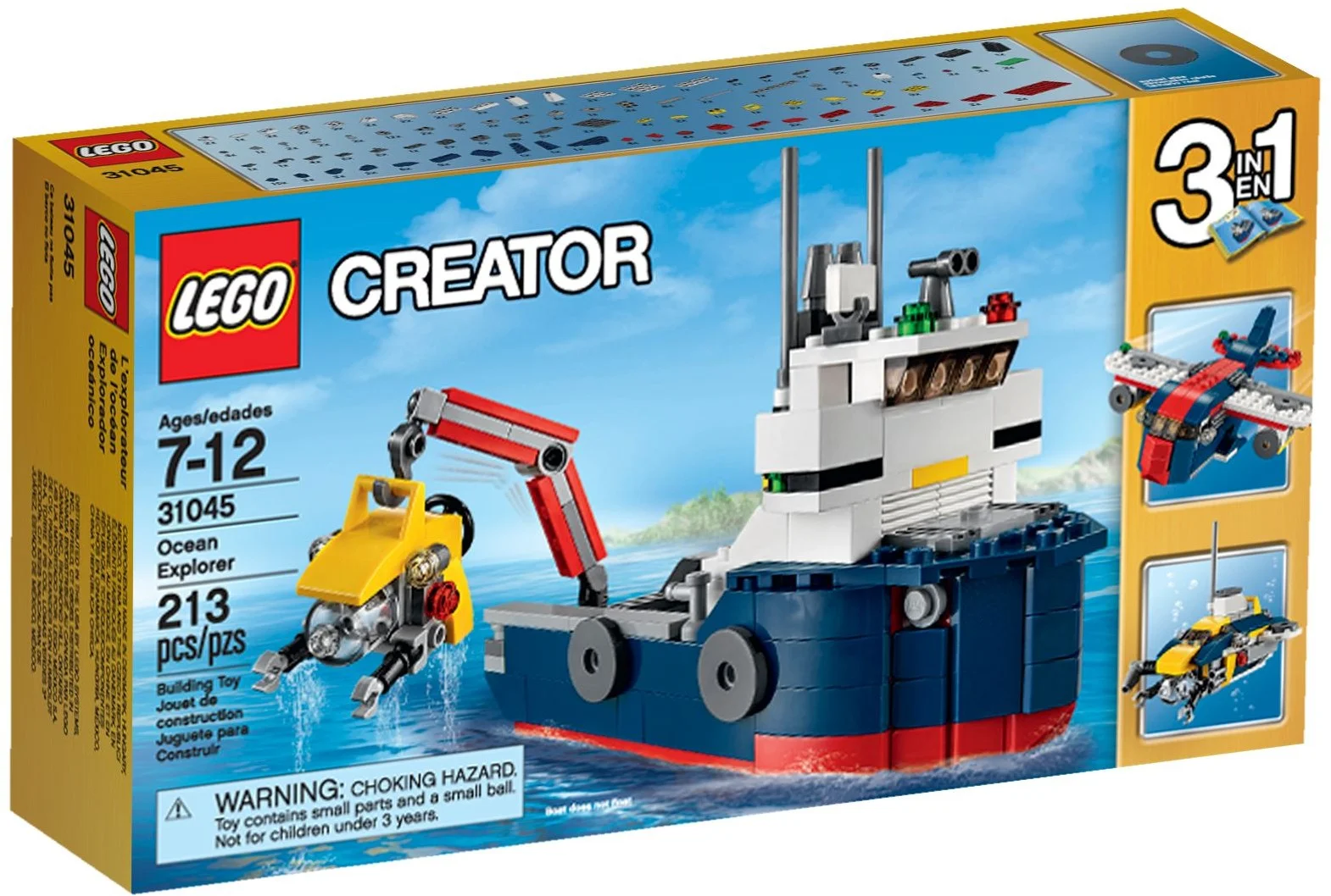 LEGO® 31045 Creator 3w1 Badacz Oceanów - zdjęcie 1