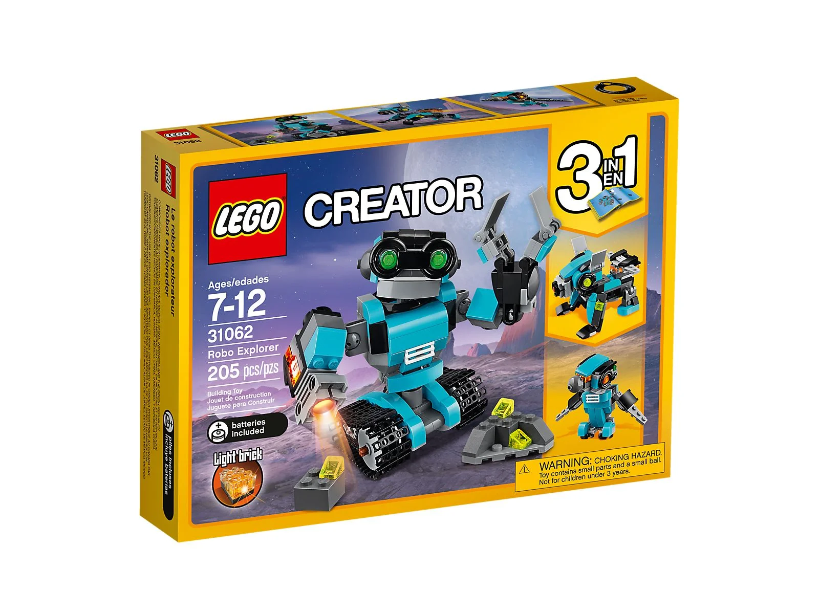 LEGO® 31062 Creator Robot Odkrywca Świecący Unikat - zdjęcie 2