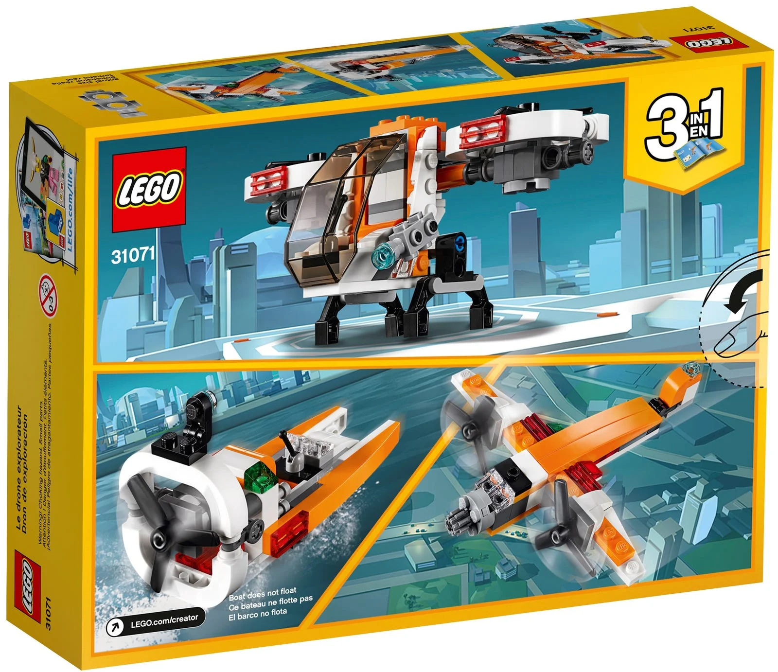 LEGO® 31071 Opis Creator 3w1 Dron Badawczy - zdjęcie 8
