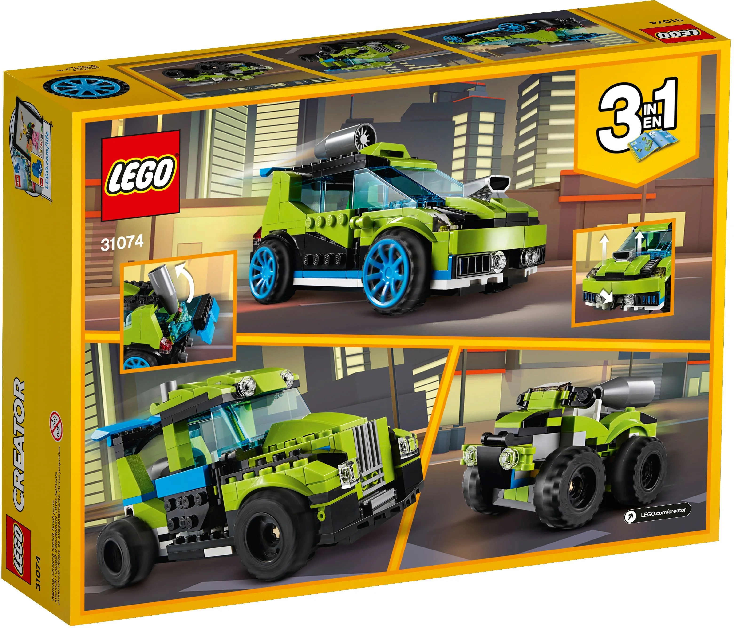 LEGO® 31074 Creator 3 w 1 Wyścigówka - zdjęcie 10