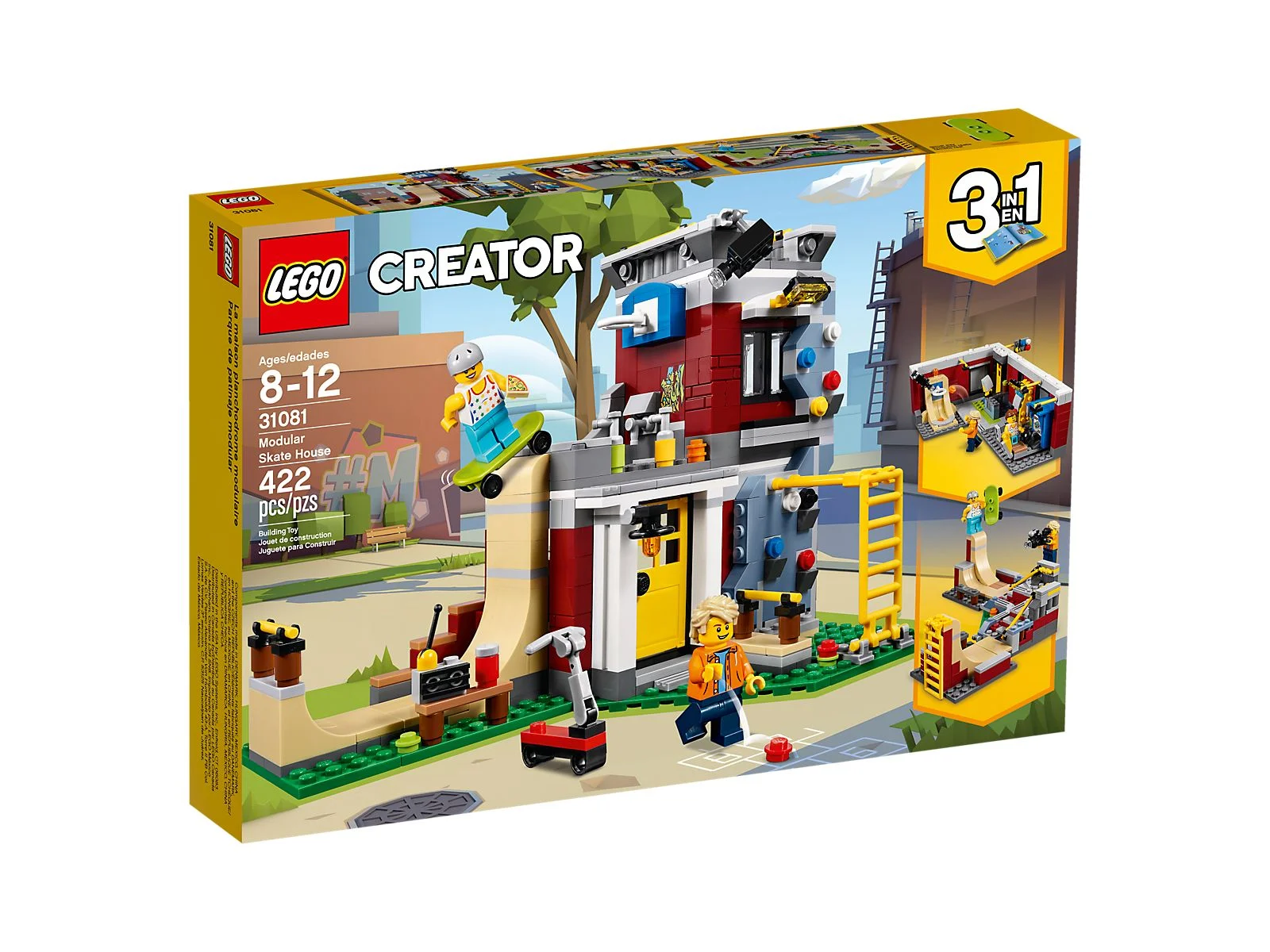 LEGO® 31081 Creator 3 w 1 Skatepark, Salon Gier, Deskorolka - zdjęcie 2