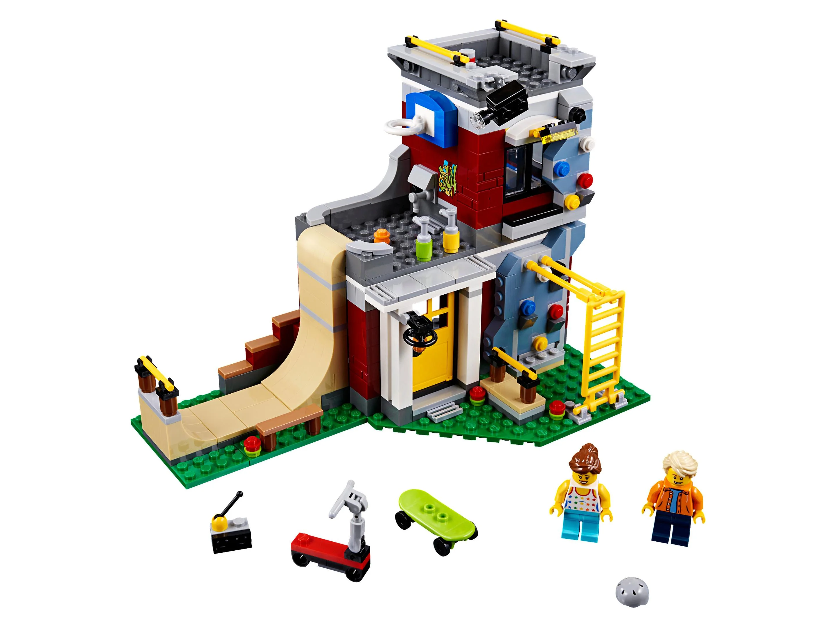 LEGO® 31081 Creator 3 w 1 Skatepark, Salon Gier, Deskorolka - zdjęcie 3