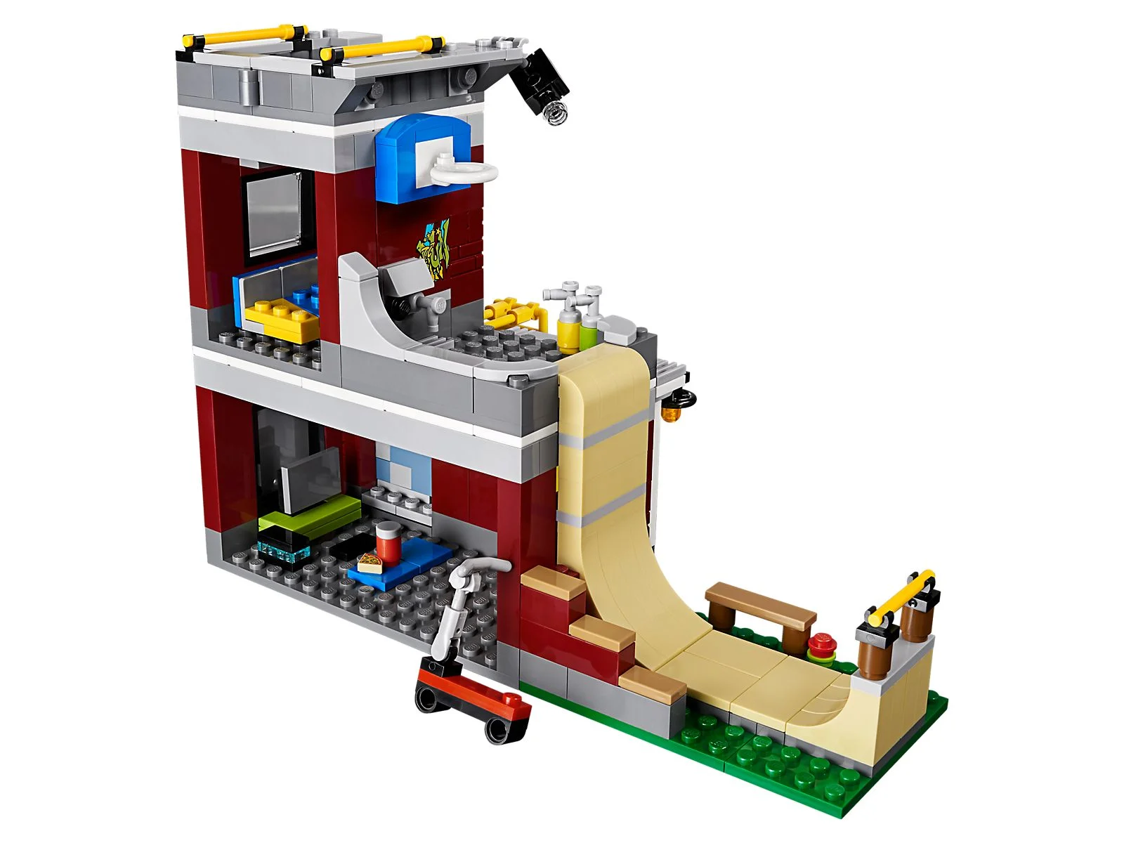 LEGO® 31081 Creator 3 w 1 Skatepark, Salon Gier, Deskorolka - zdjęcie 8
