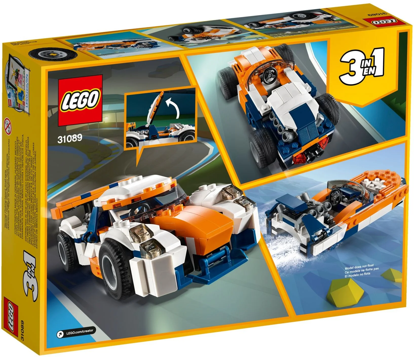 LEGO® 31089 Słoneczna wyścigówka - zdjęcie 7