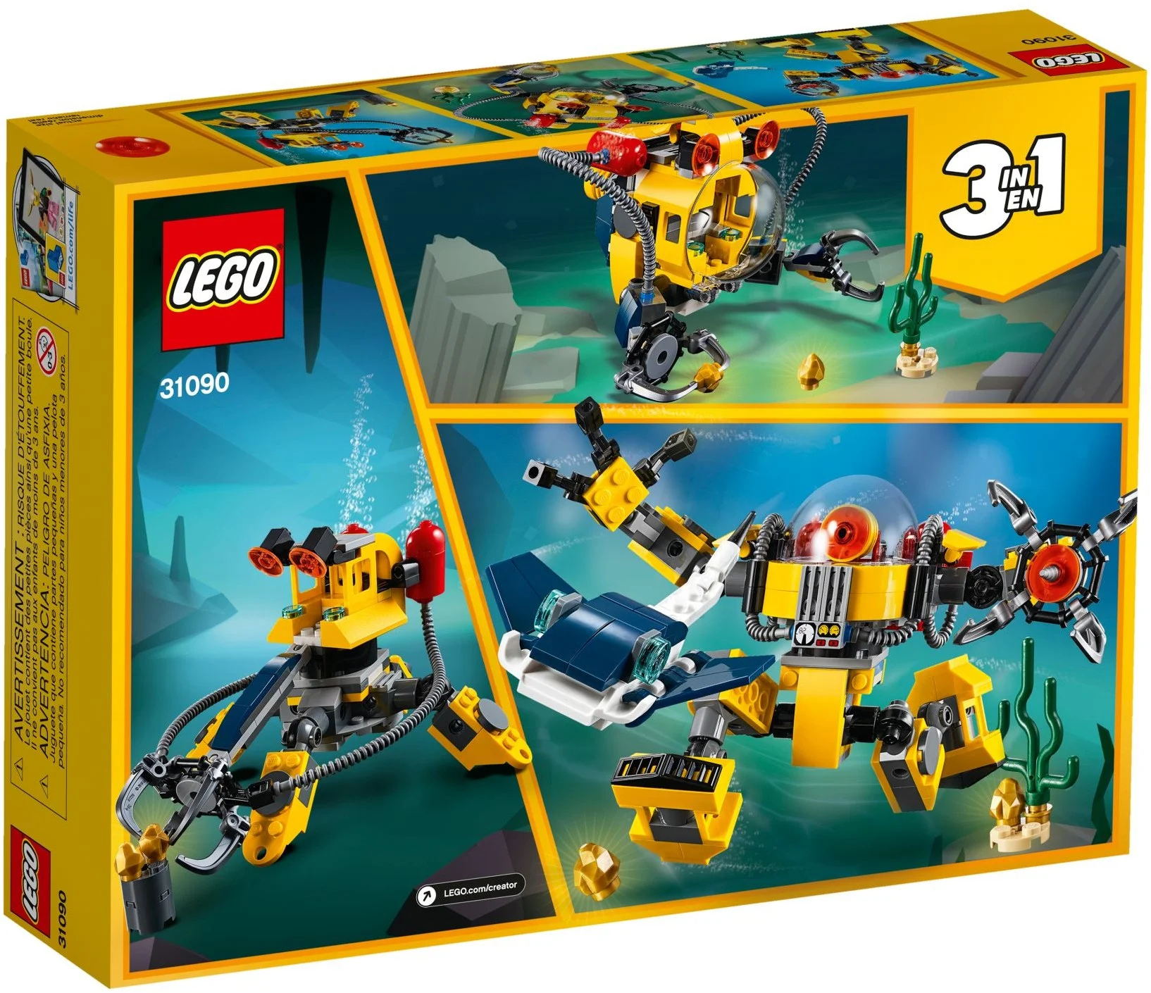 LEGO® 31090 Creator Podwodny Robot - zdjęcie 6