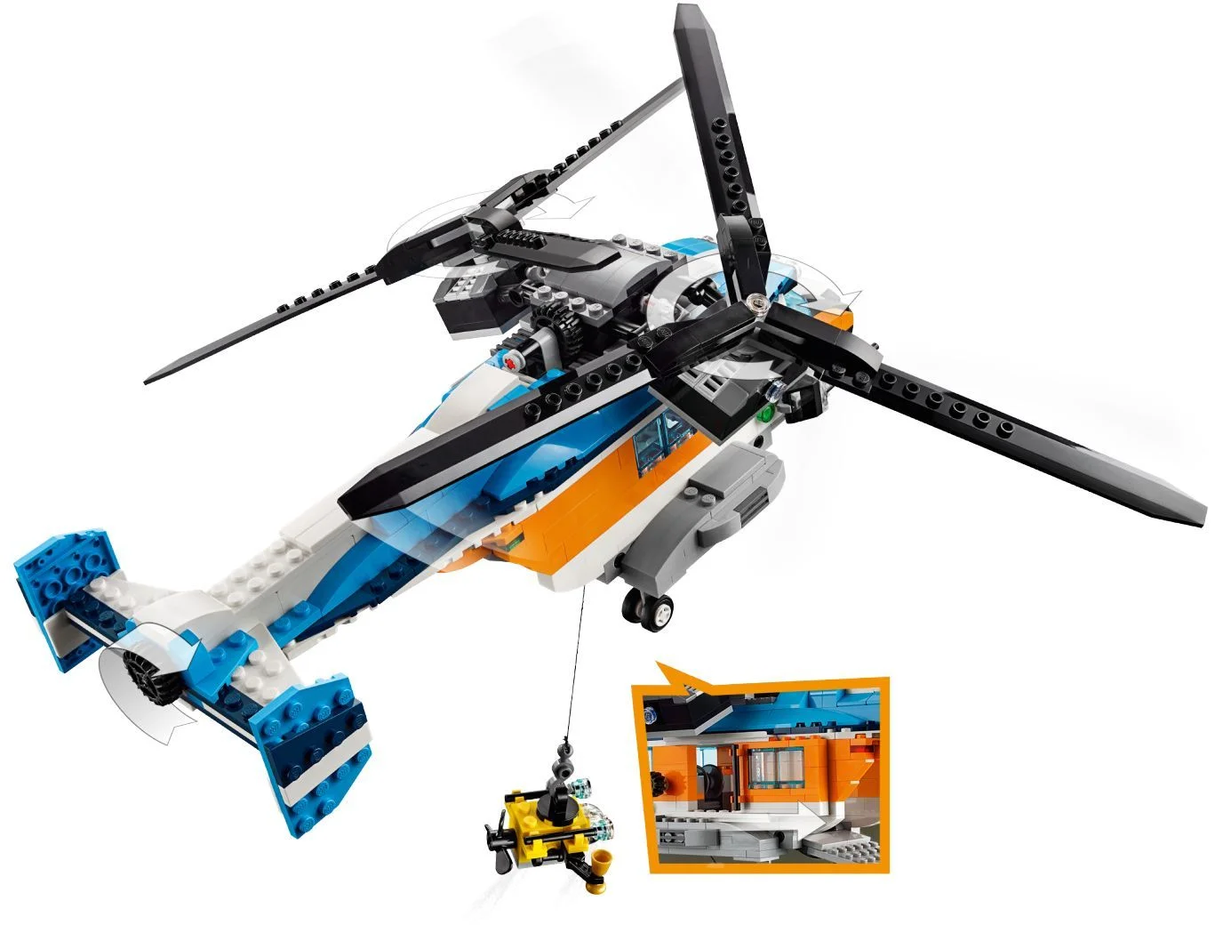 LEGO® 31096 Śmigłowiec dwuwirnikowy - zdjęcie 4
