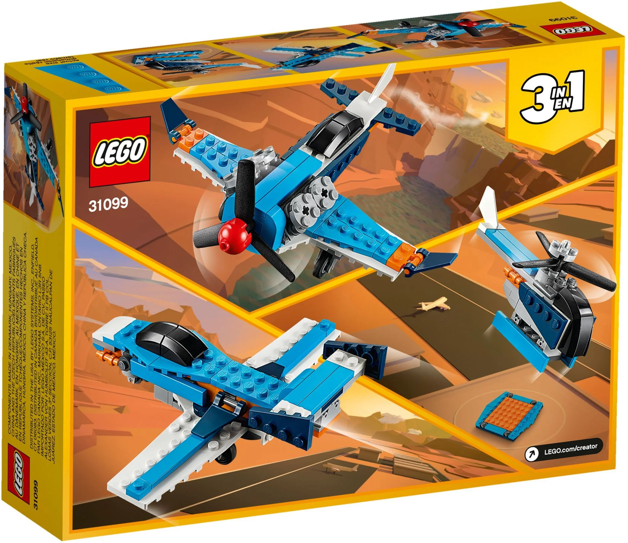 LEGO® 31099 Samolot śmigłowy - zdjęcie 5