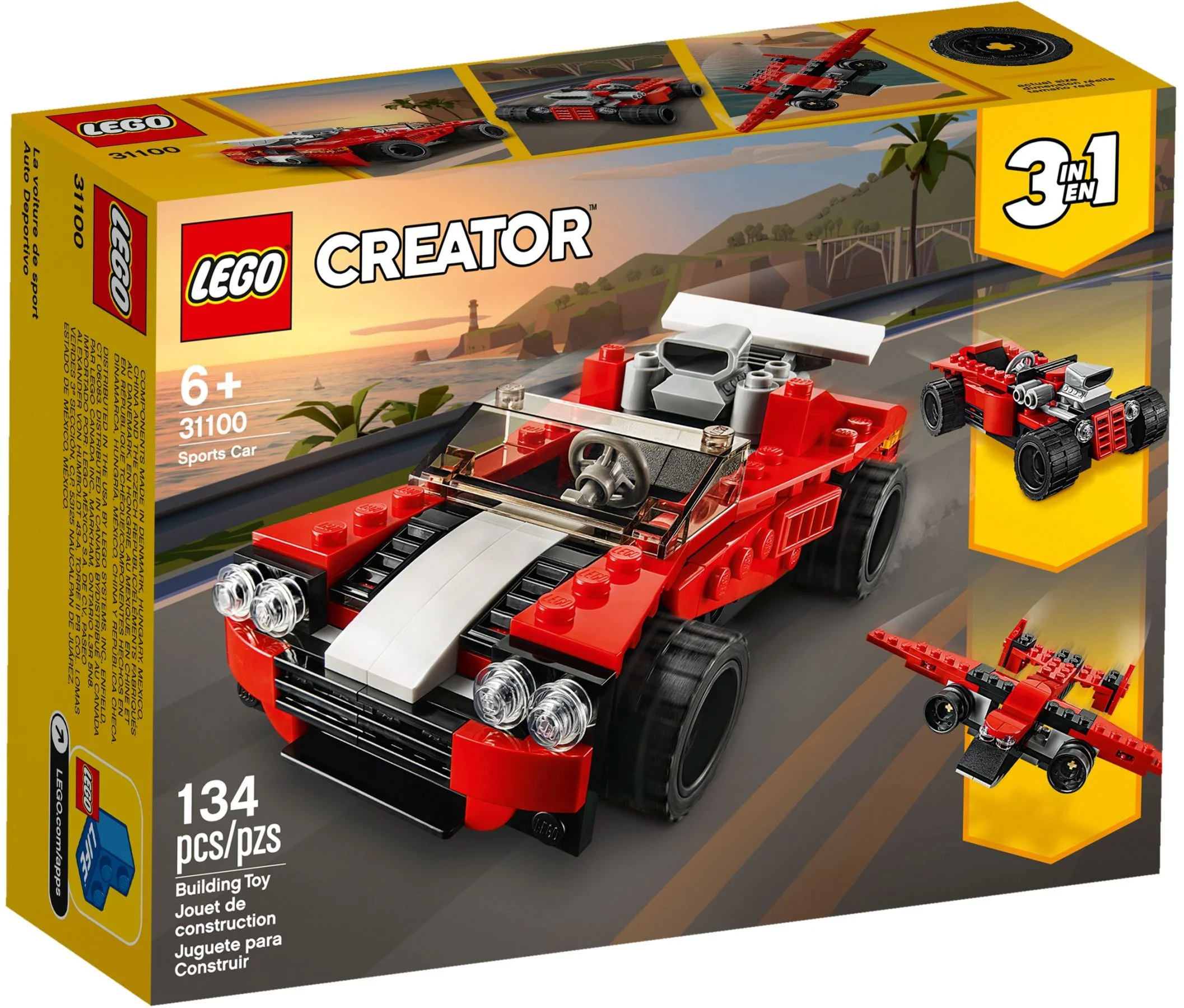 LEGO® 31100 Samochód sportowy - zdjęcie 2